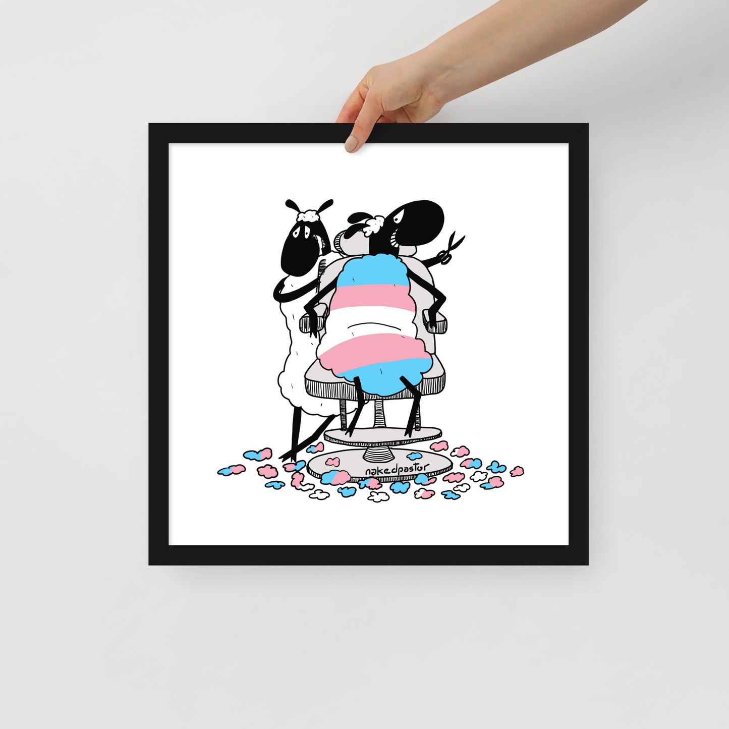 Haircut Cartoon Print - by nakedpastor