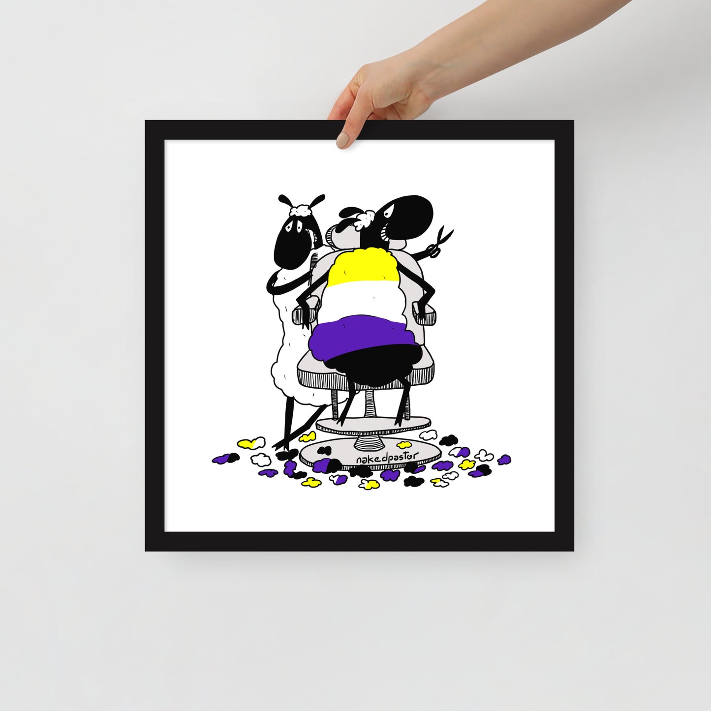 Haircut Cartoon Print - by nakedpastor