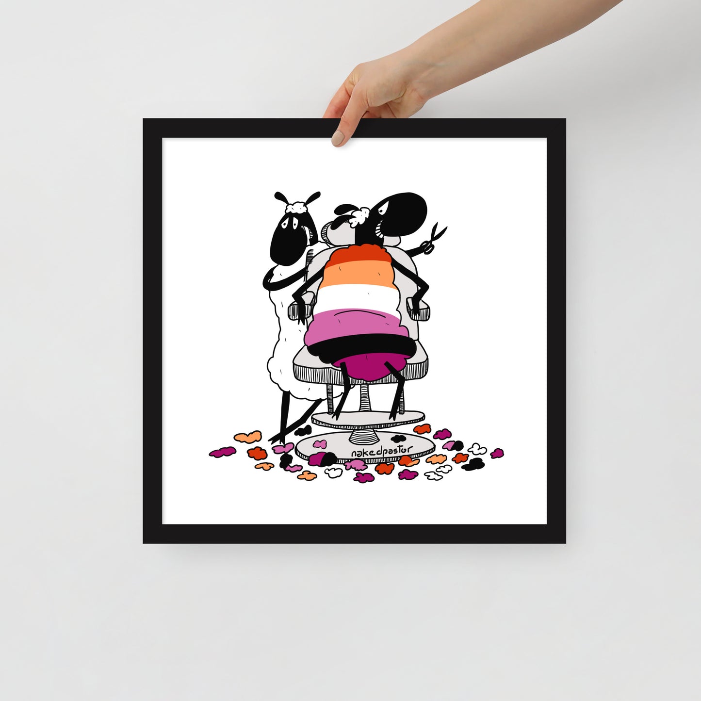 Haircut Cartoon Print - by nakedpastor