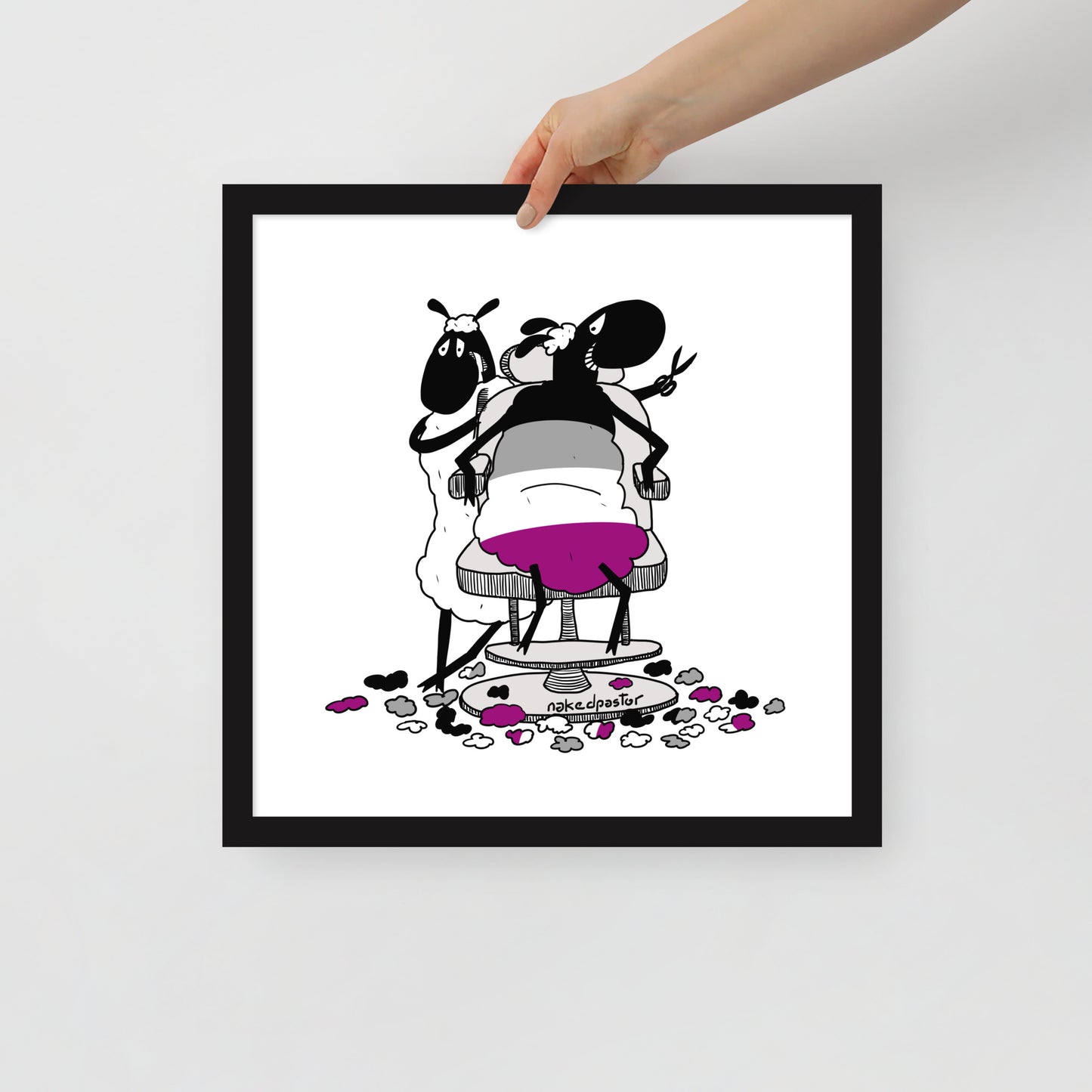 Haircut Cartoon Print - by nakedpastor