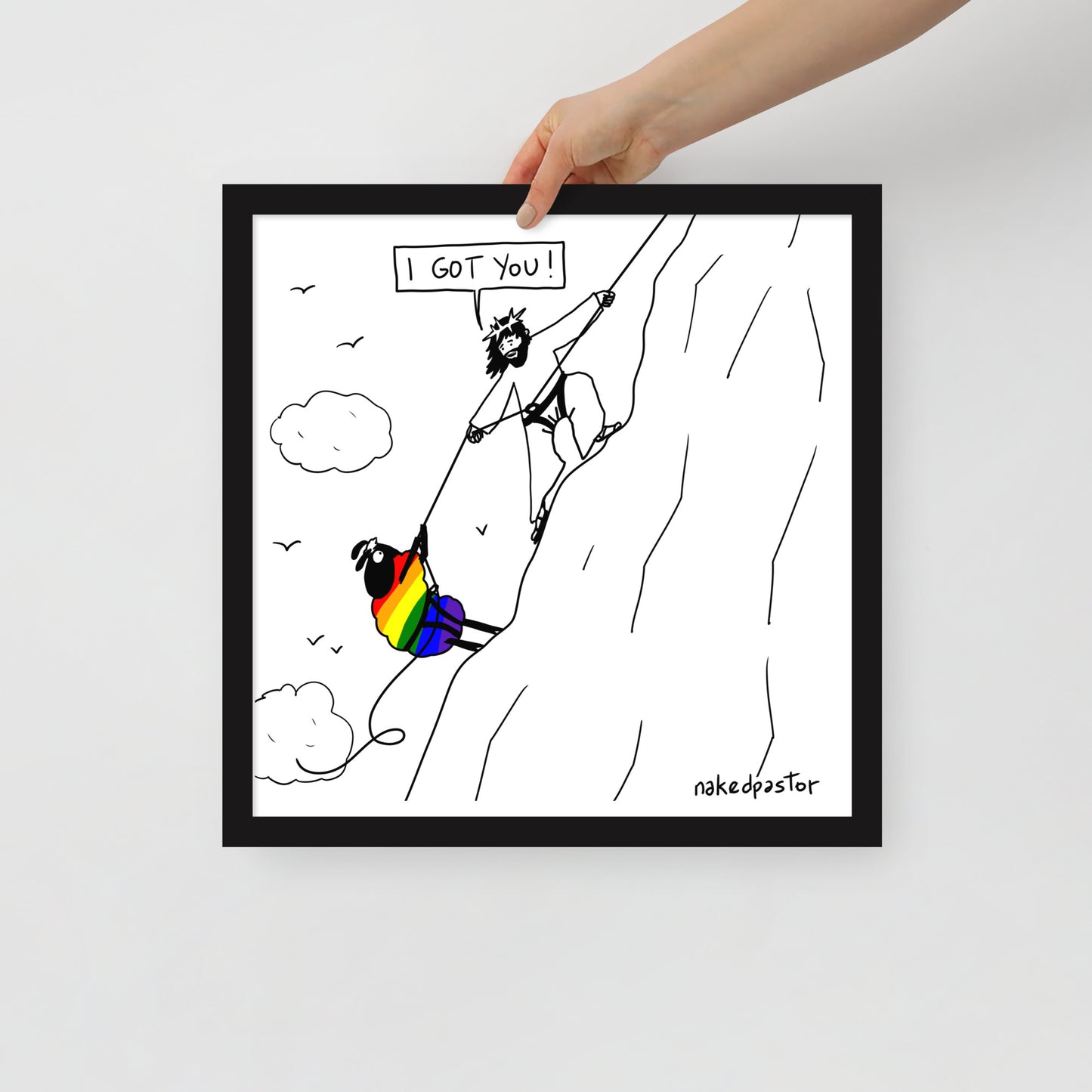 I Got You Cartoon Print - by nakedpastor