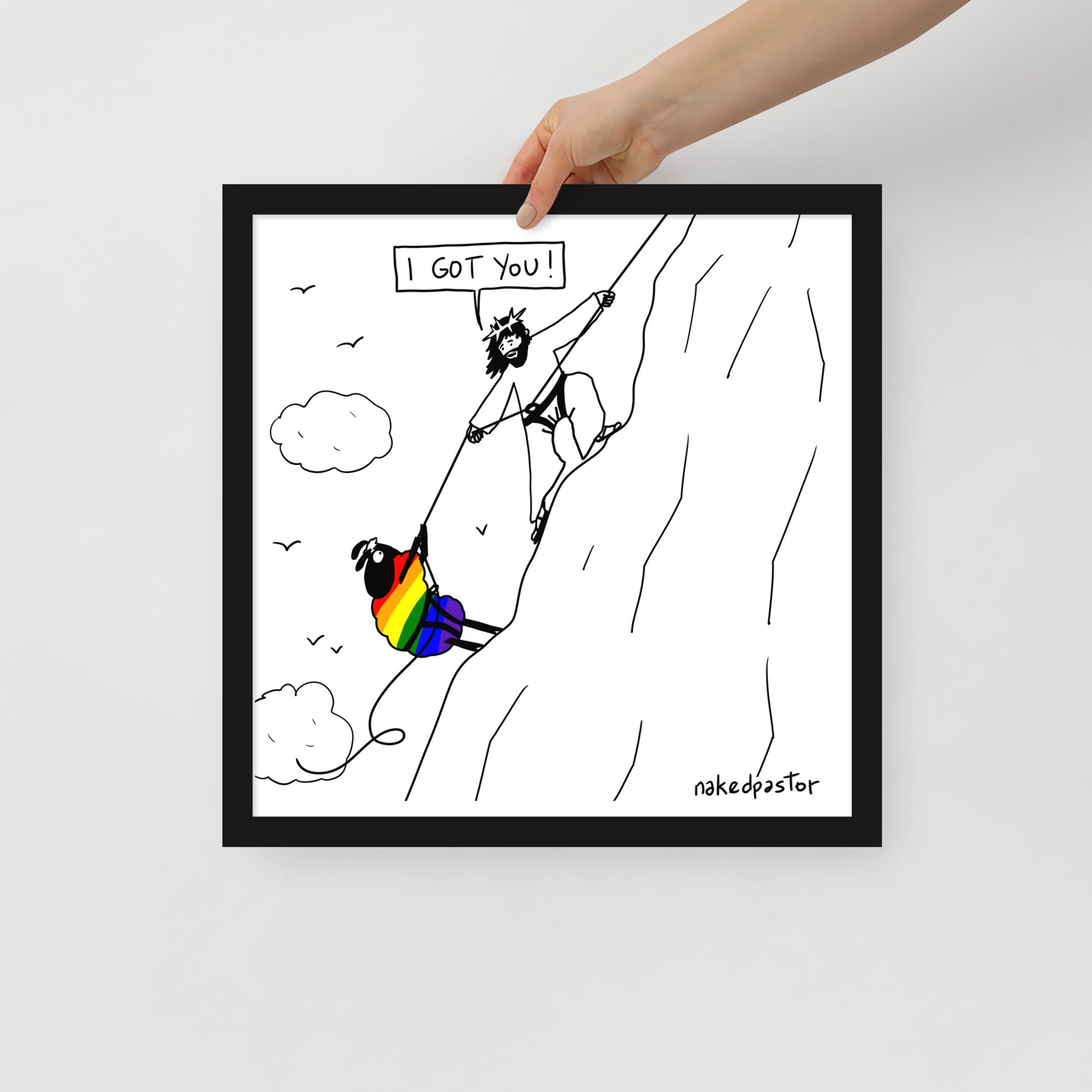 I Got You Cartoon Print - by nakedpastor
