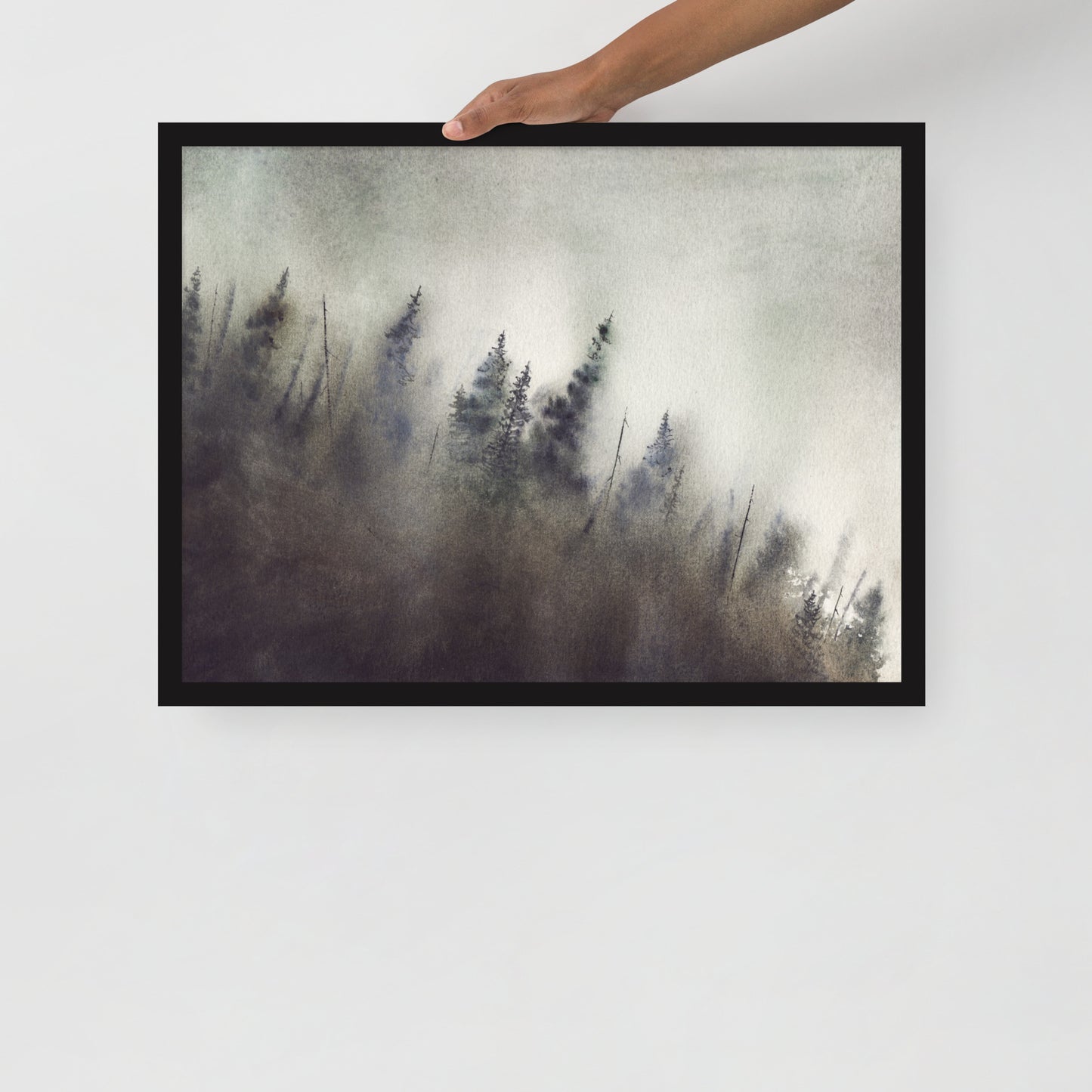 Where Do We Go From Here Watercolor Print - by nakedpastor