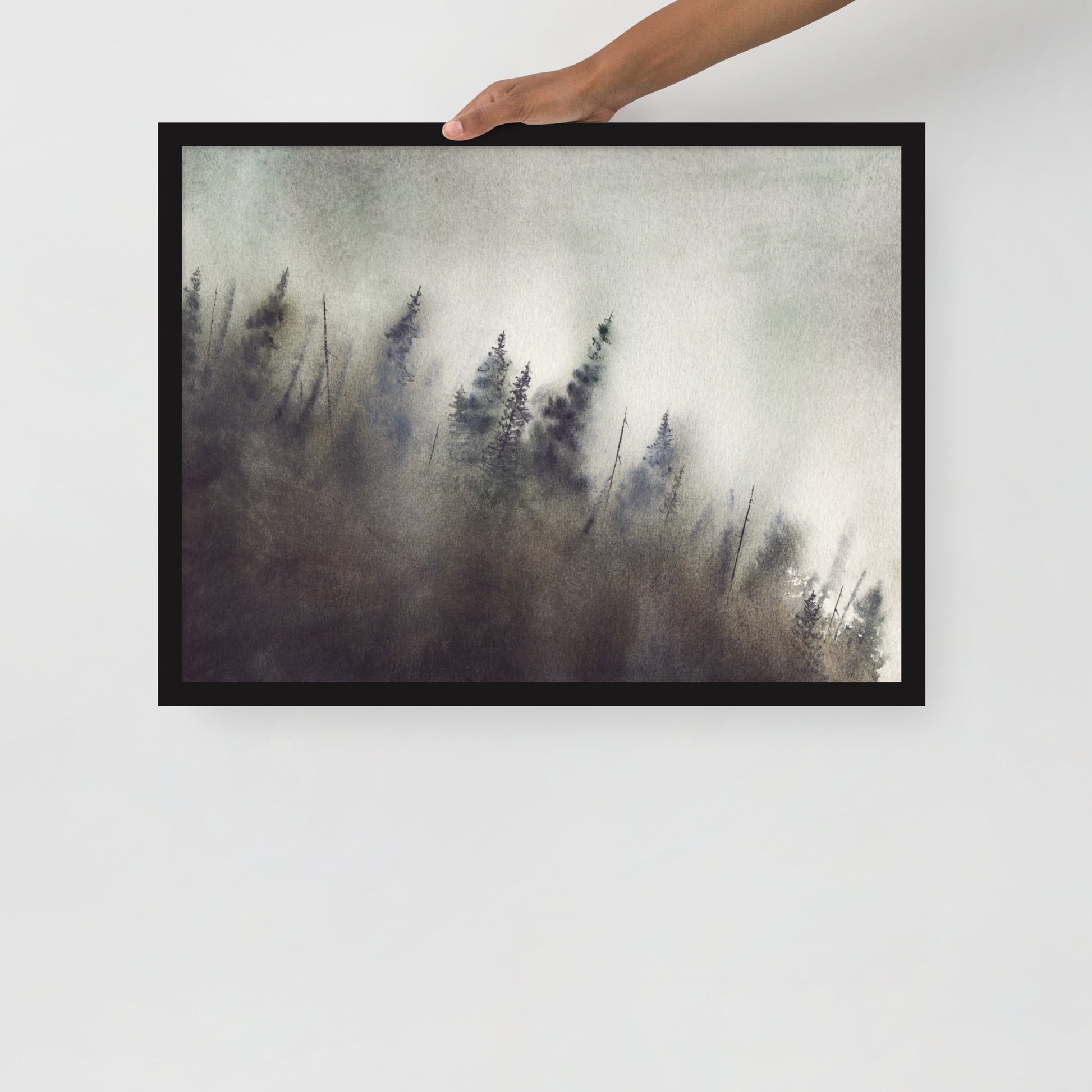 Where Do We Go From Here Watercolor Print - by nakedpastor