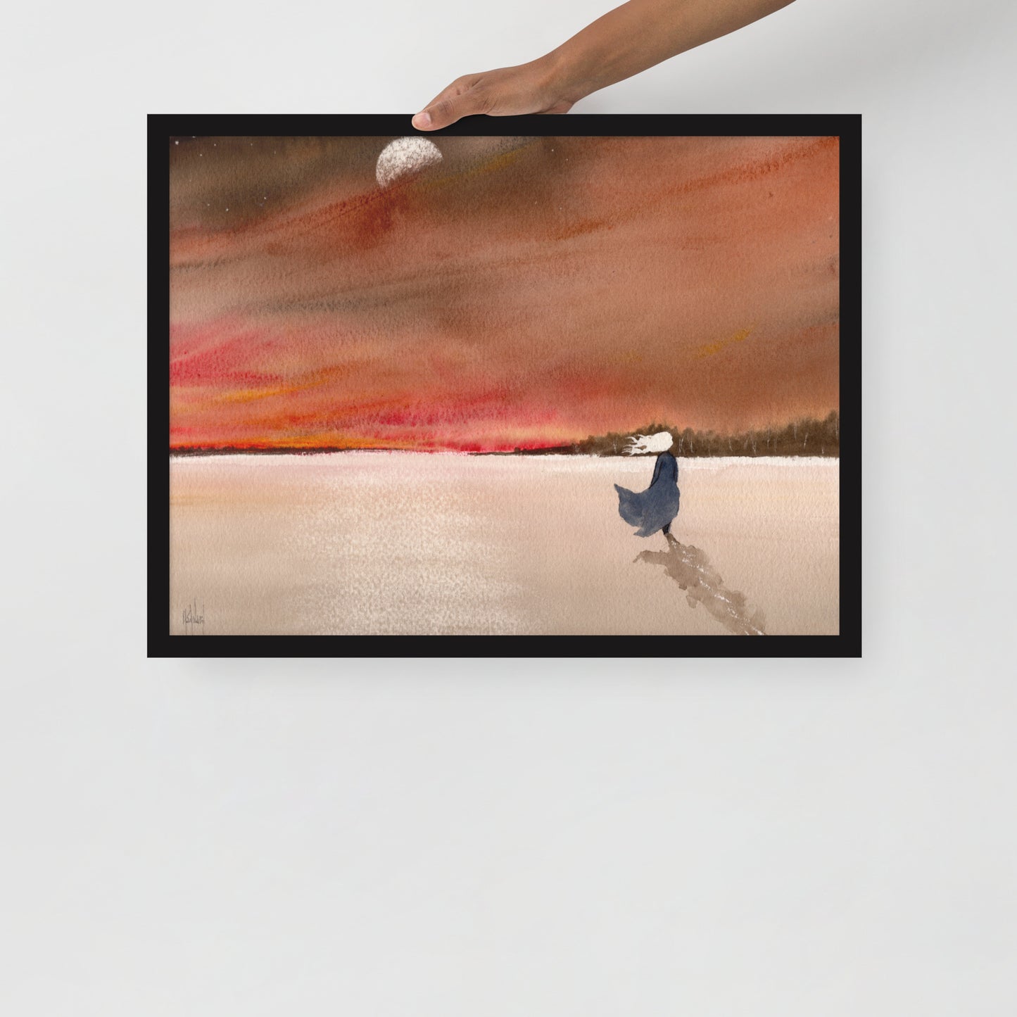 Timber Series You Didn't Think I Would Watercolor Print - by nakedpastor