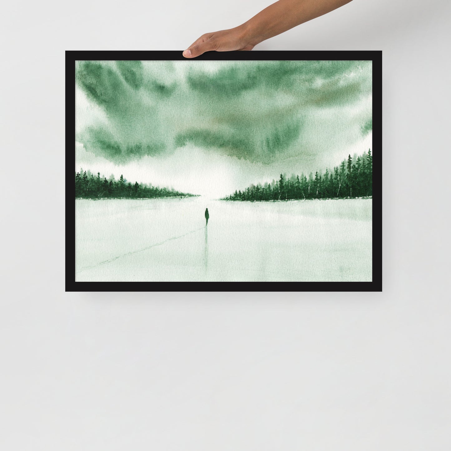 My Path Is Mine Watercolor Print - by nakedpastor