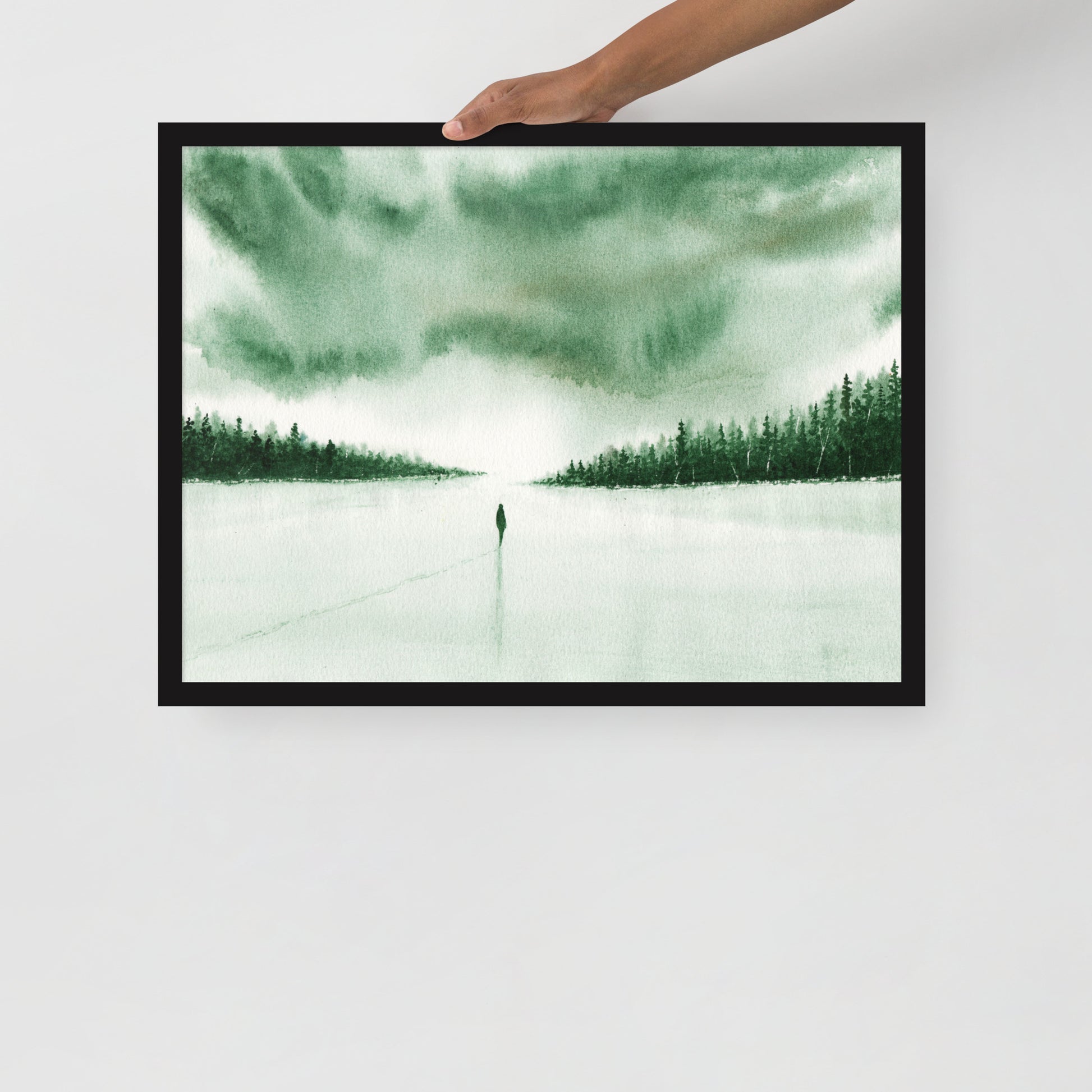 My Path Is Mine Watercolor Print - by nakedpastor
