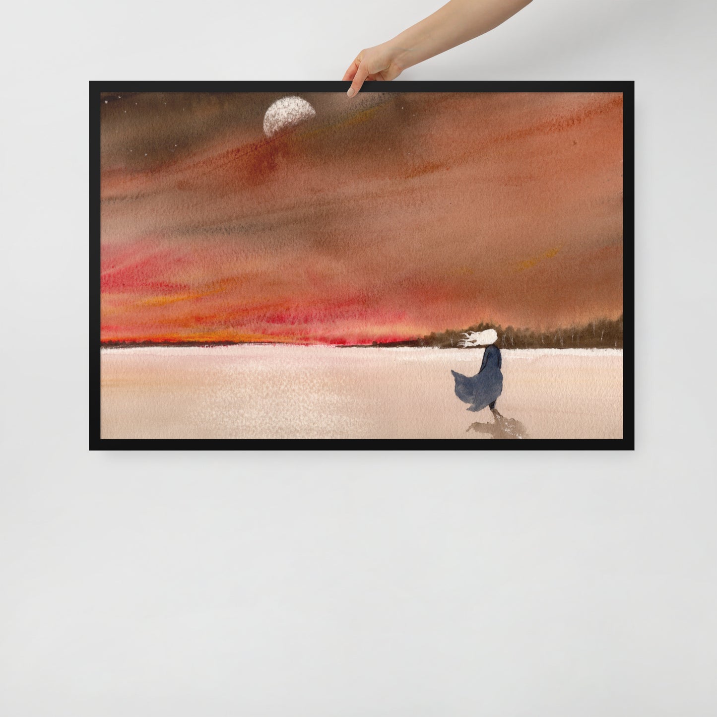 Timber Series You Didn't Think I Would Watercolor Print - by nakedpastor