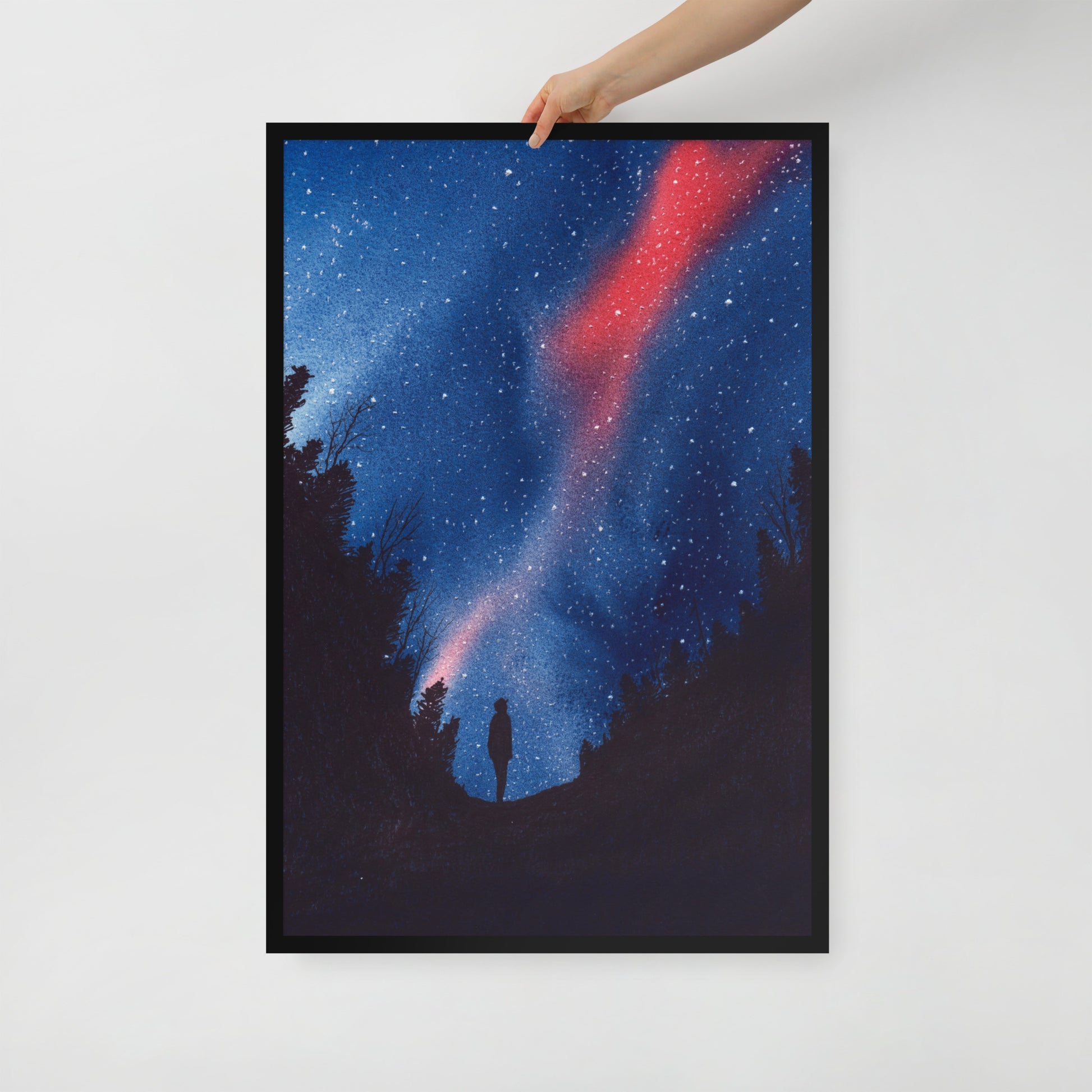Am I Seen Watercolor Print - by nakedpastor