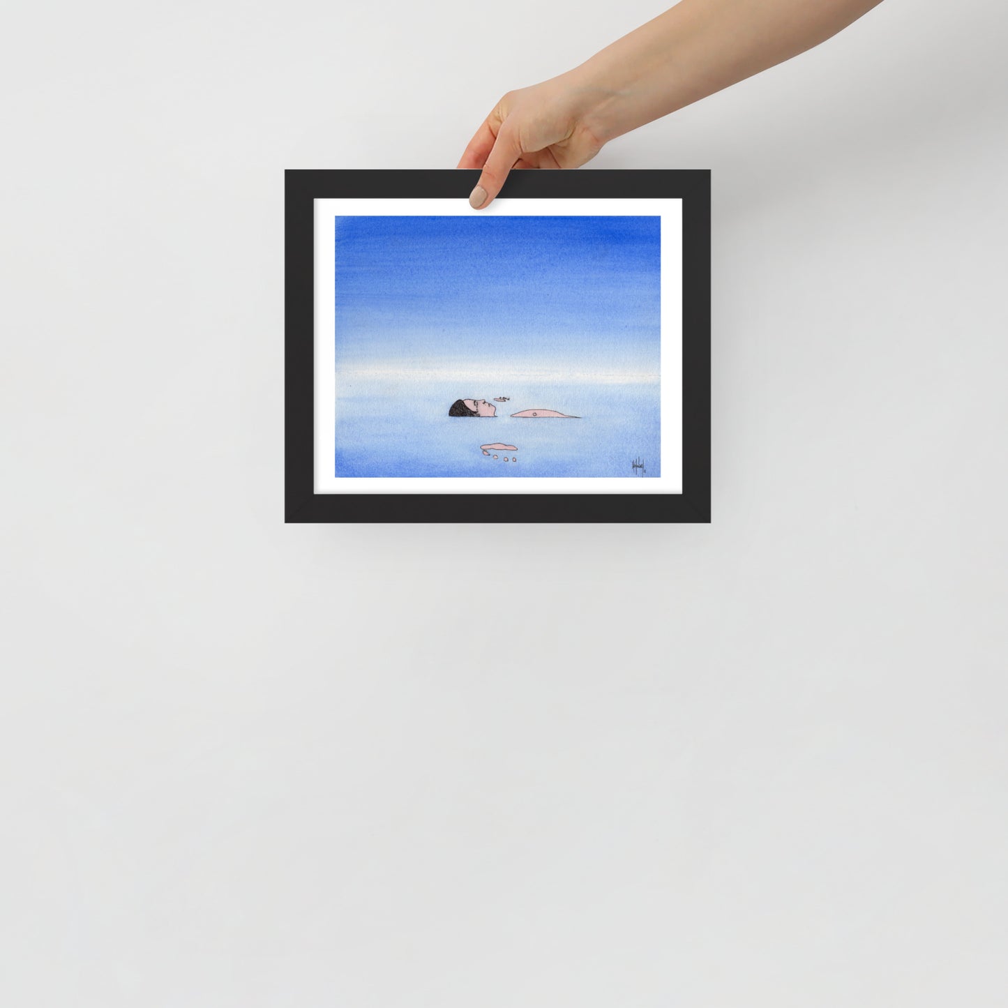 Grief Watercolor Print - by nakedpastor