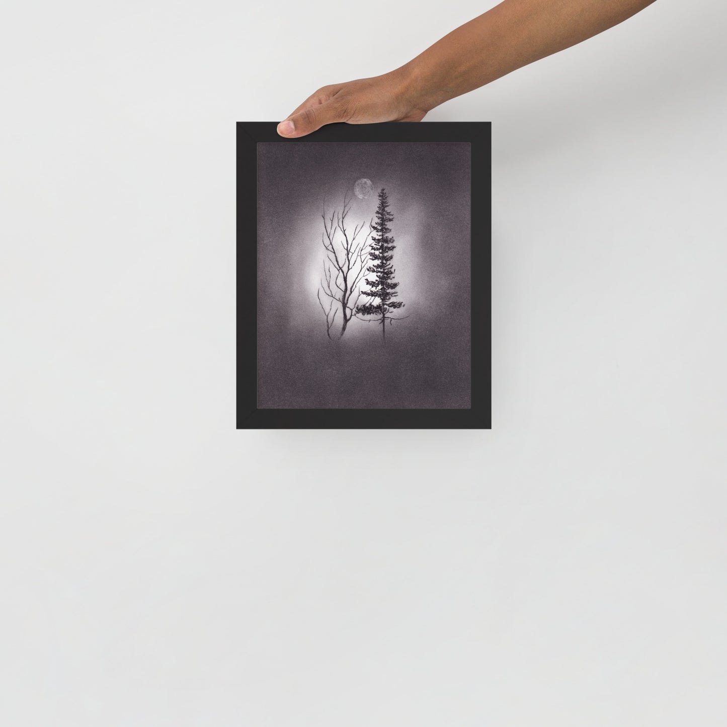 We Can Still Be Friends Charcoal Drawing Print - by nakedpastor
