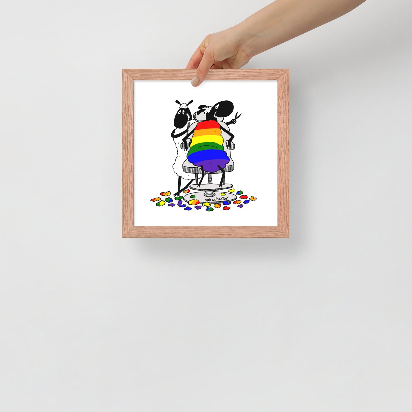 Haircut Cartoon Print - by nakedpastor