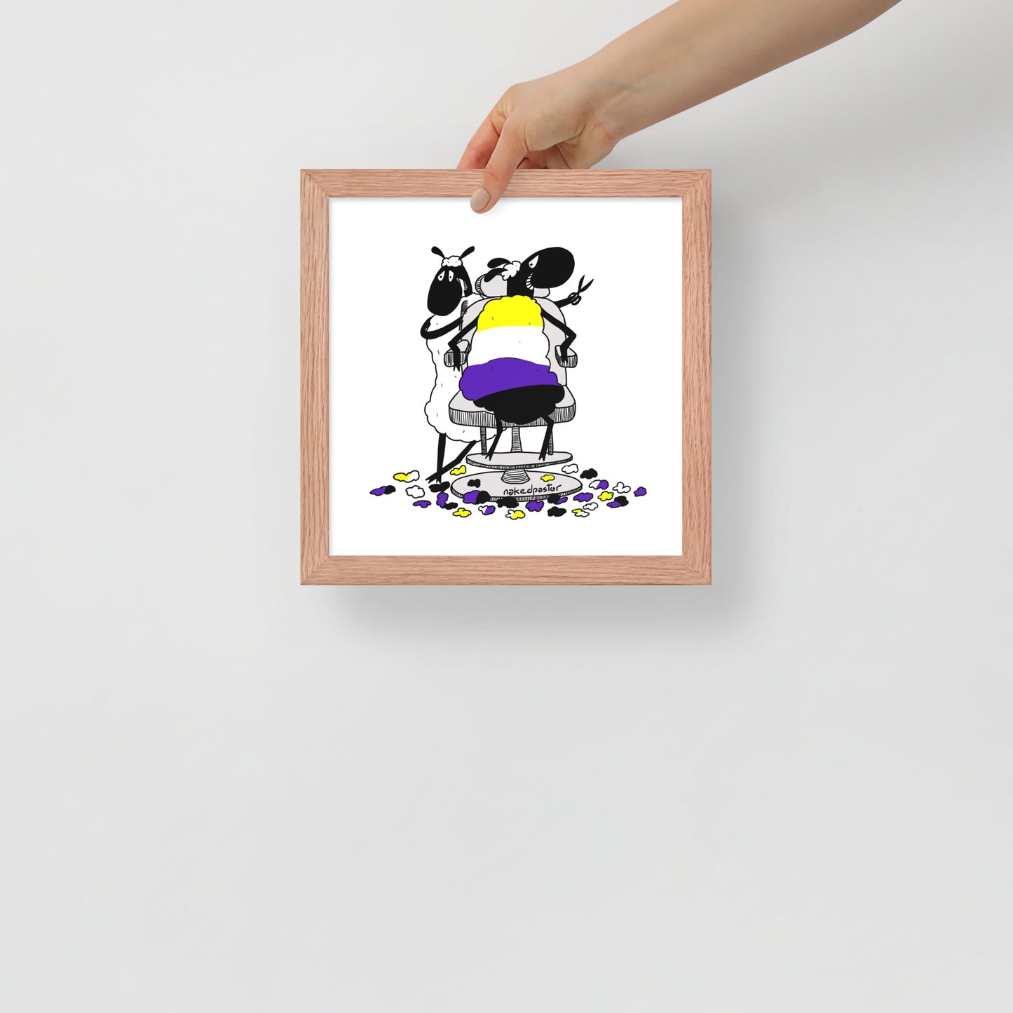 Haircut Cartoon Print - by nakedpastor