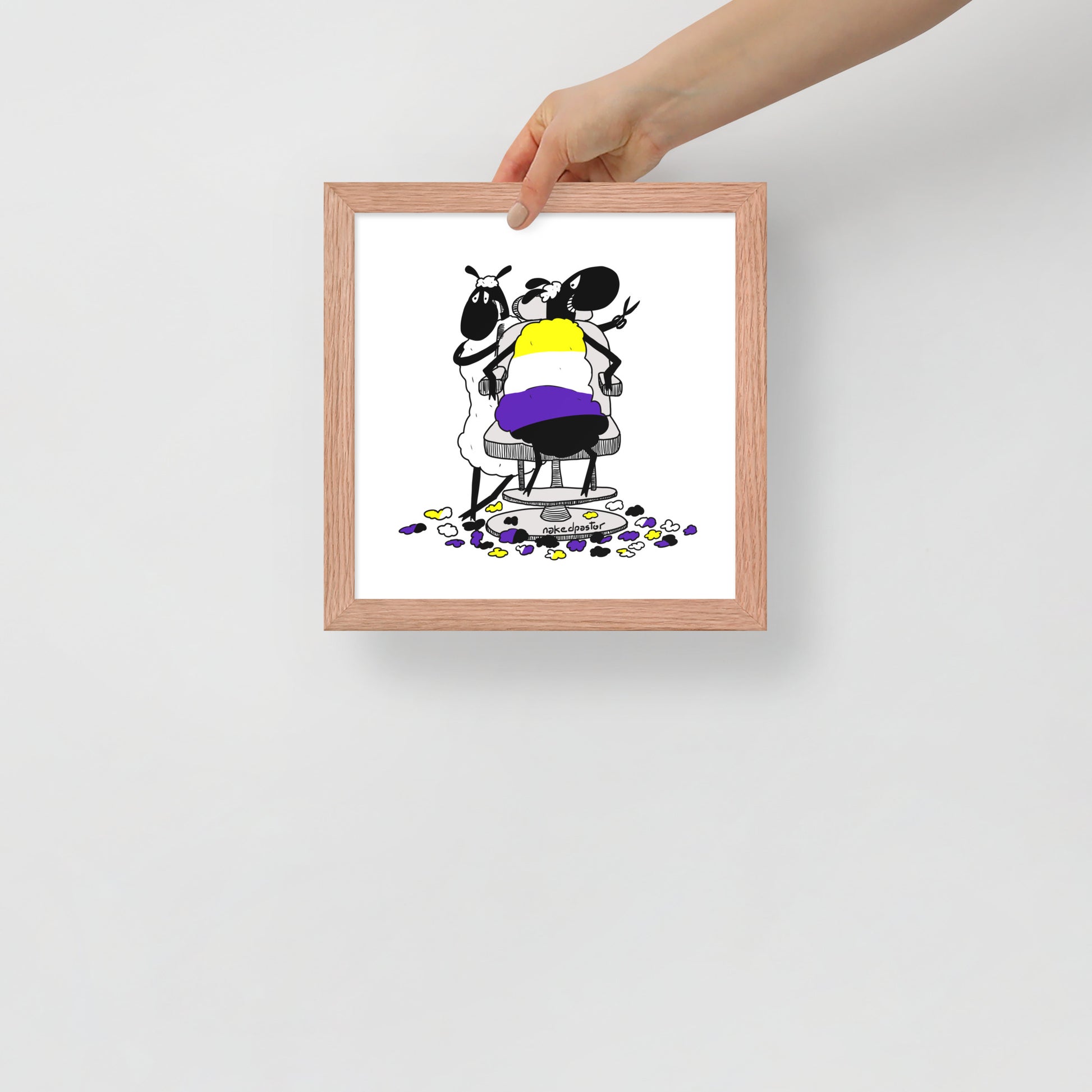 Haircut Cartoon Print - by nakedpastor