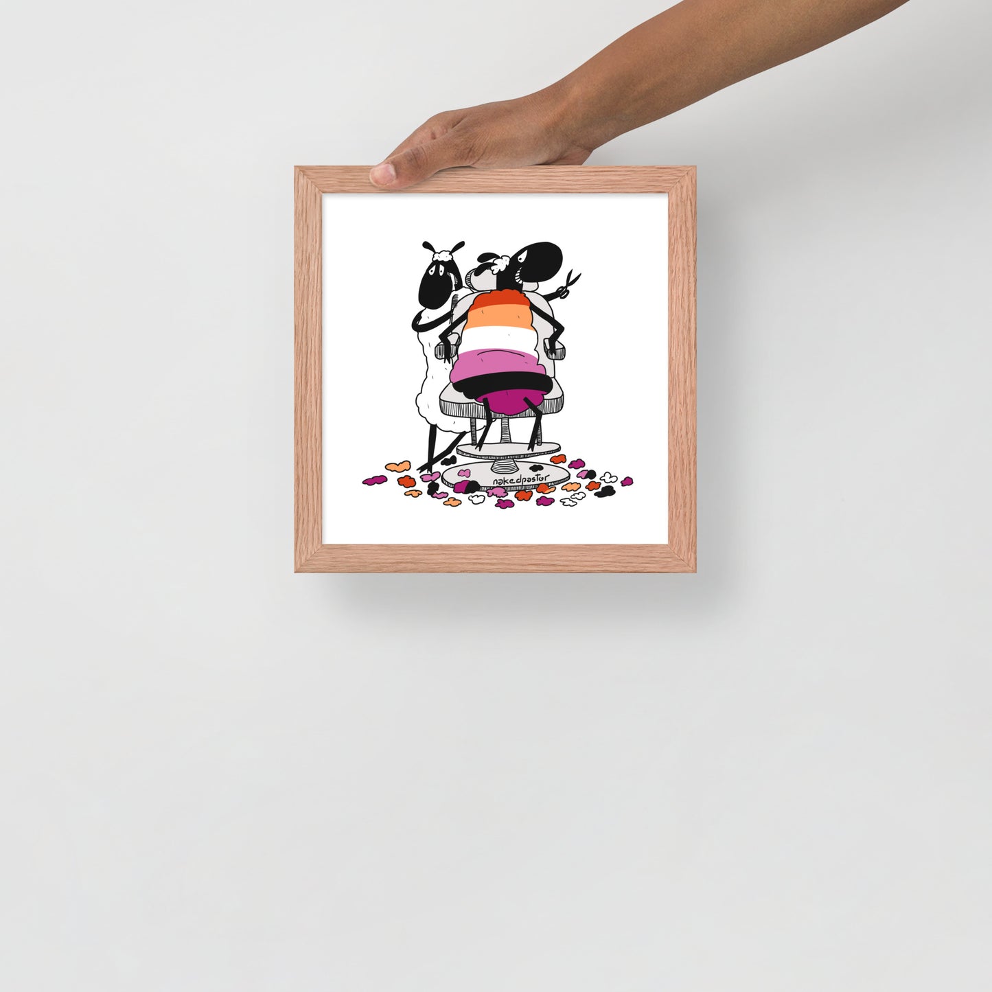 Haircut Cartoon Print - by nakedpastor