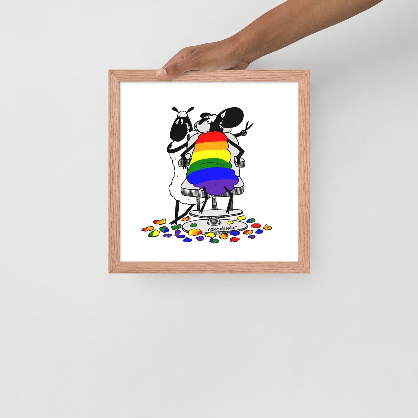 Haircut Cartoon Print - by nakedpastor