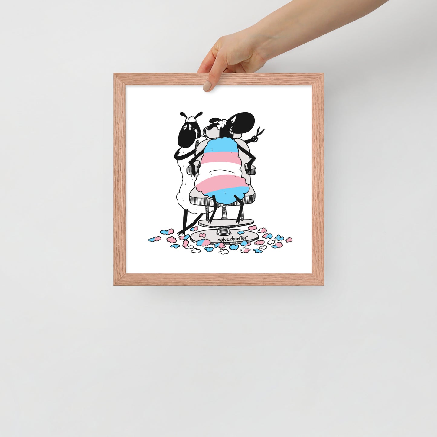 Haircut Cartoon Print - by nakedpastor