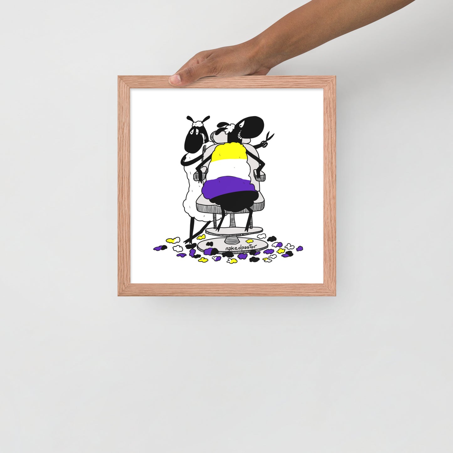 Haircut Cartoon Print - by nakedpastor