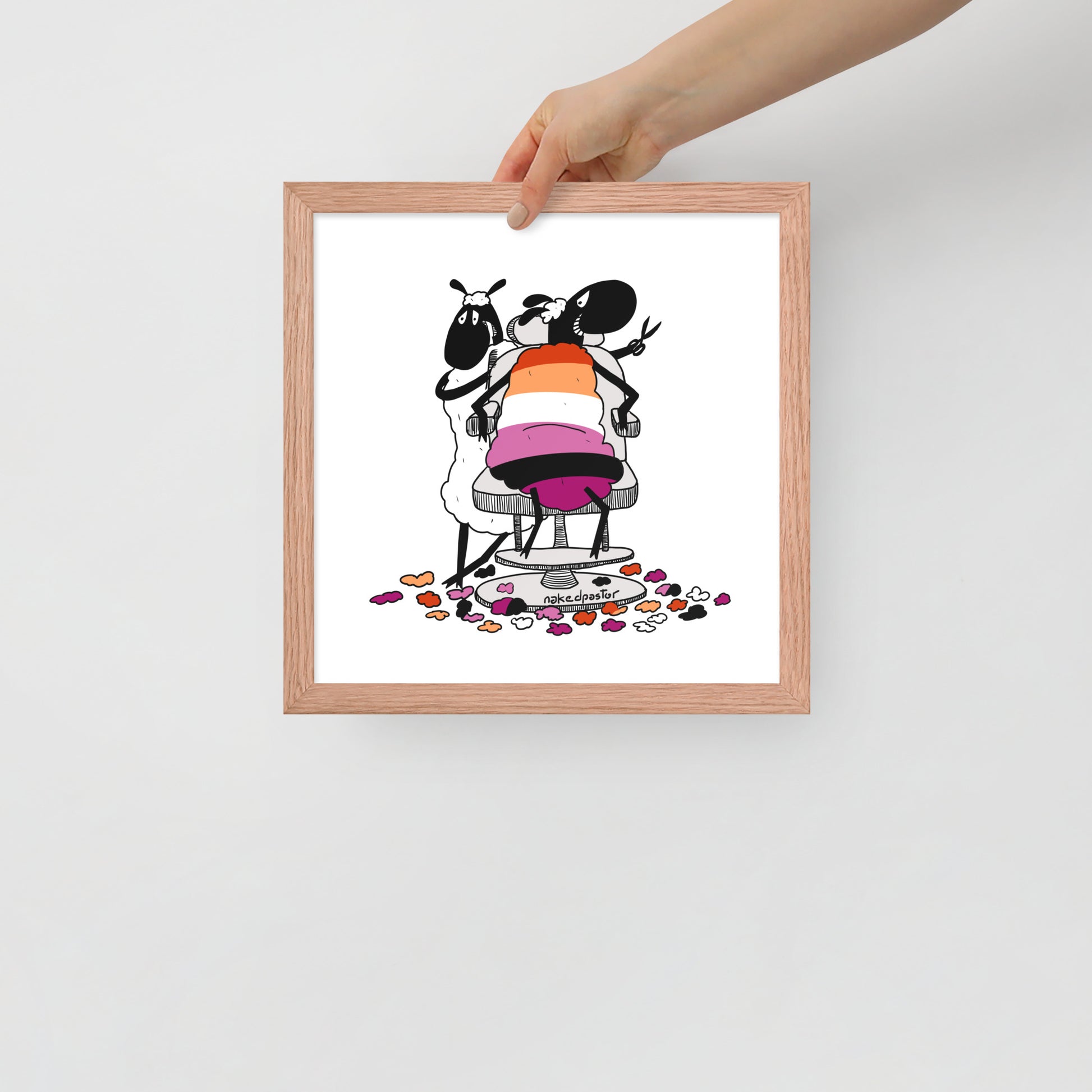 Haircut Cartoon Print - by nakedpastor