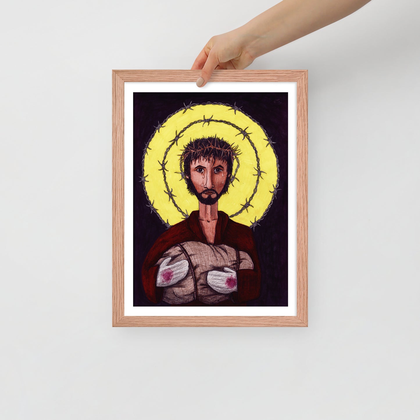 RefuJesus Image of Christ Print