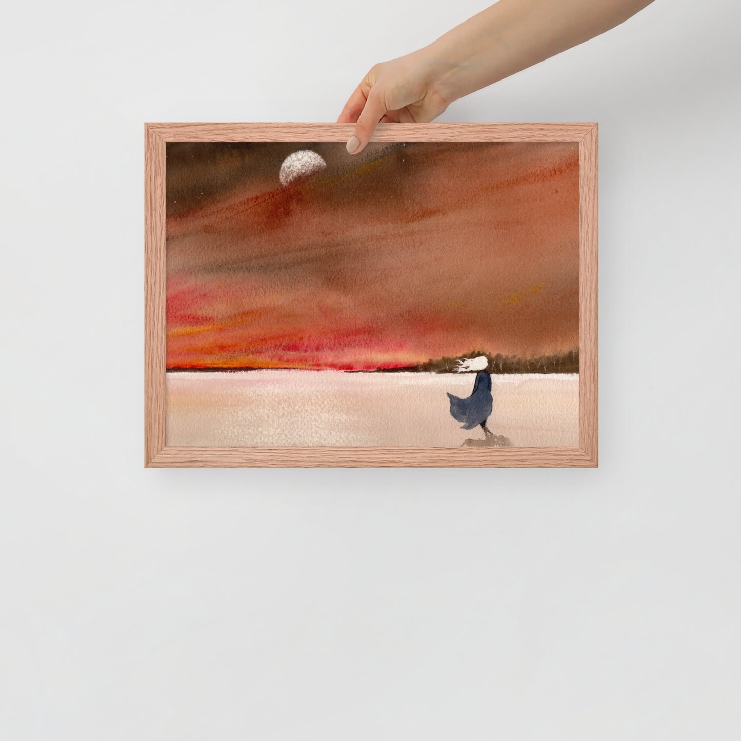 Timber Series You Didn't Think I Would Watercolor Print - by nakedpastor