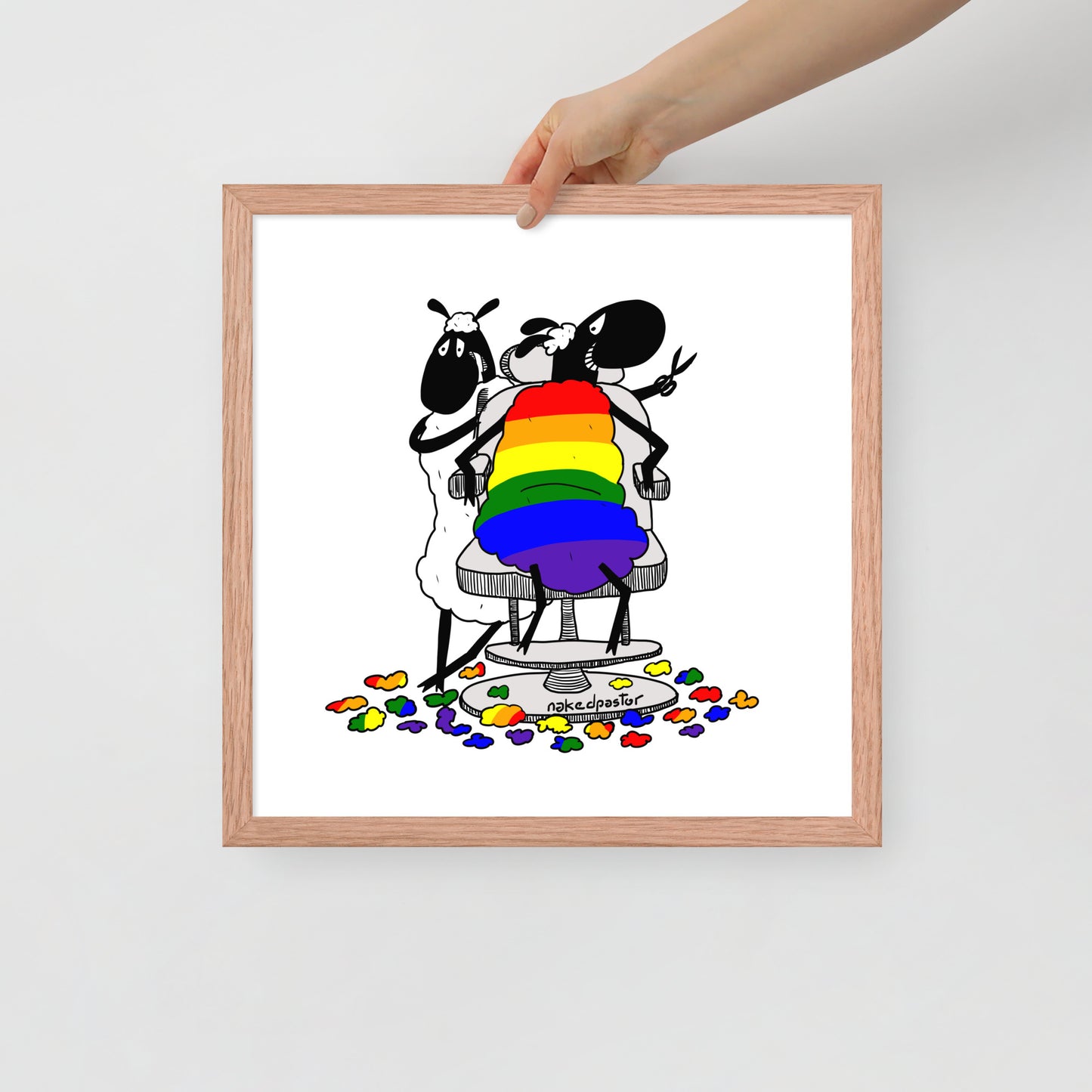 Haircut Cartoon Print - by nakedpastor