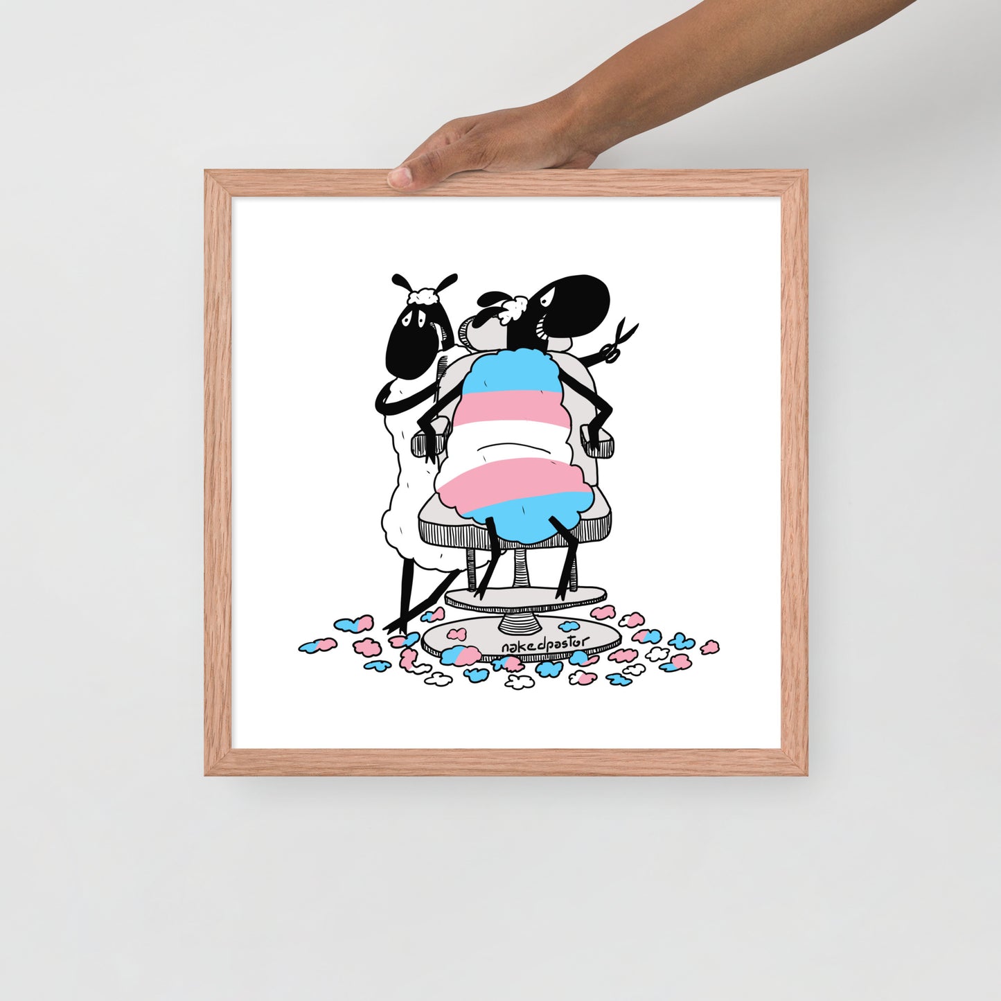 Haircut Cartoon Print - by nakedpastor