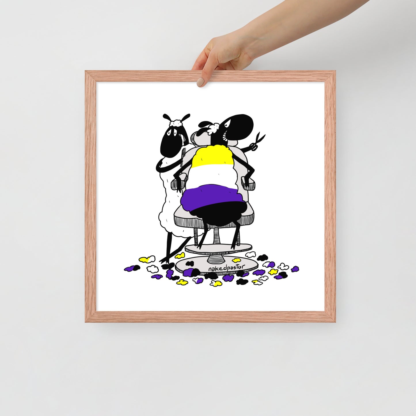 Haircut Cartoon Print - by nakedpastor
