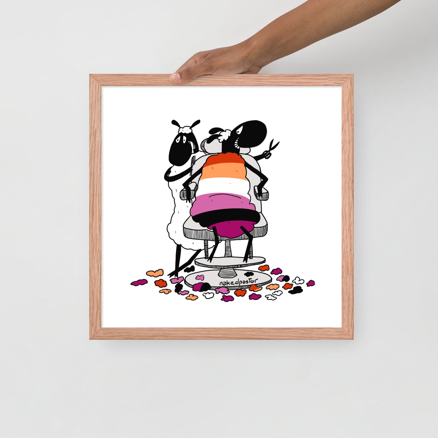 Haircut Cartoon Print - by nakedpastor