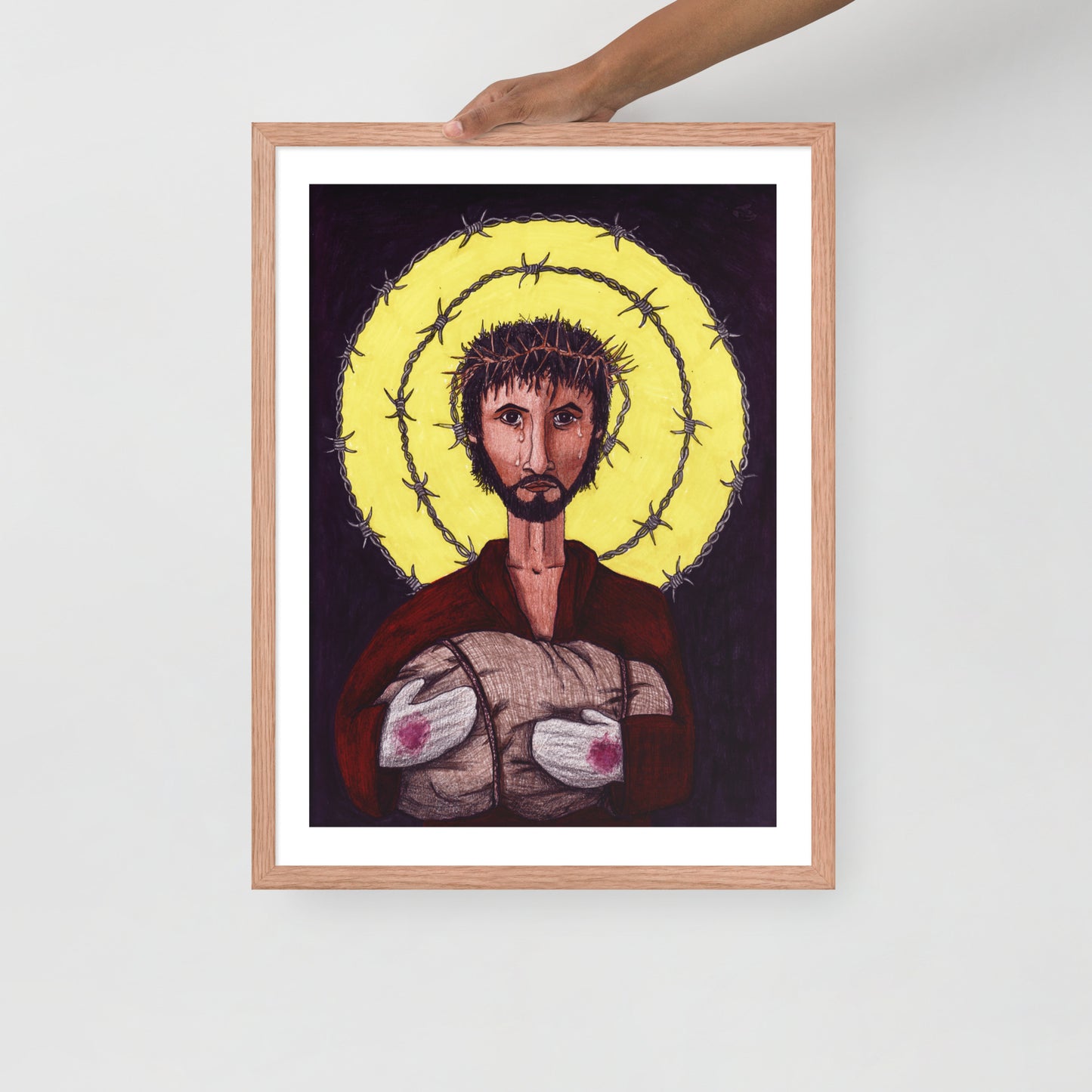 RefuJesus Image of Christ Print