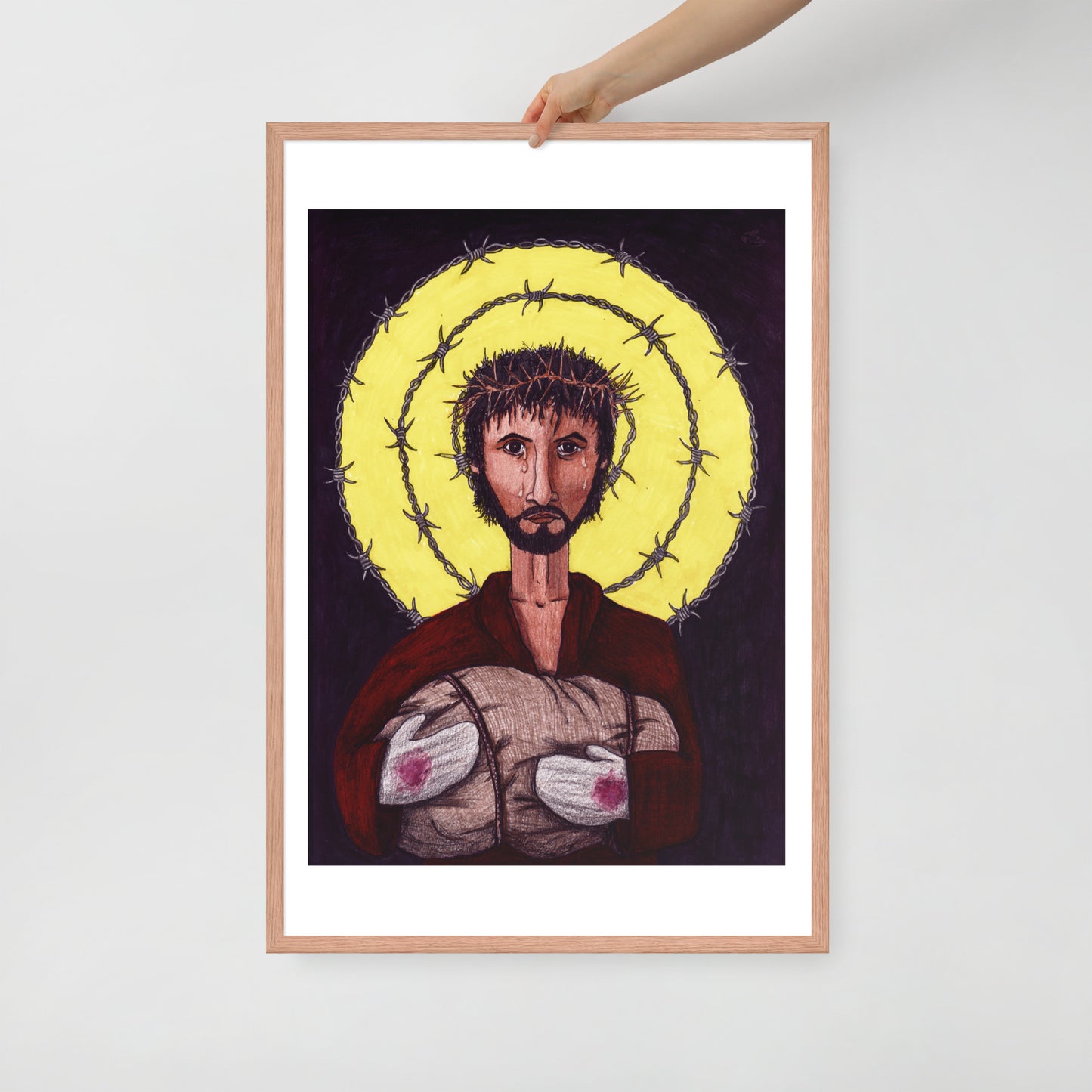 RefuJesus Image of Christ Print