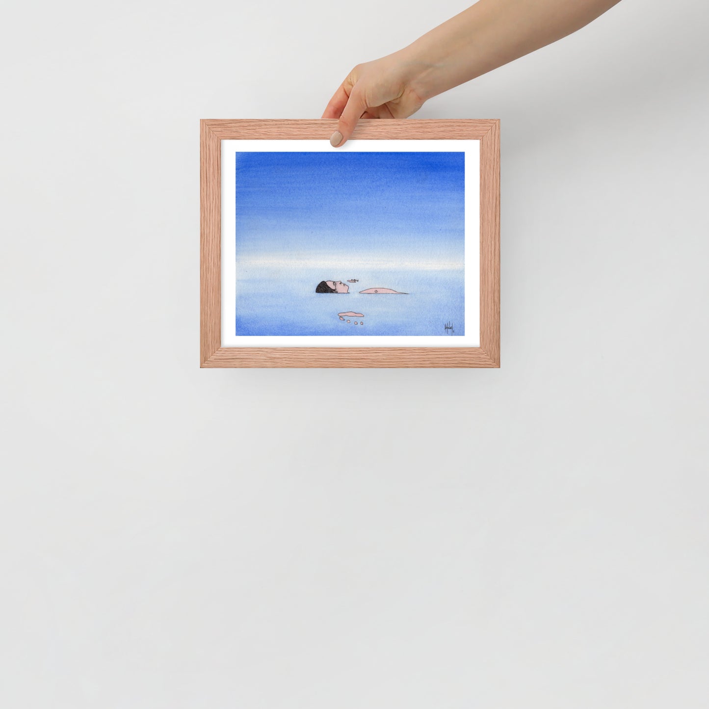 Grief Watercolor Print - by nakedpastor