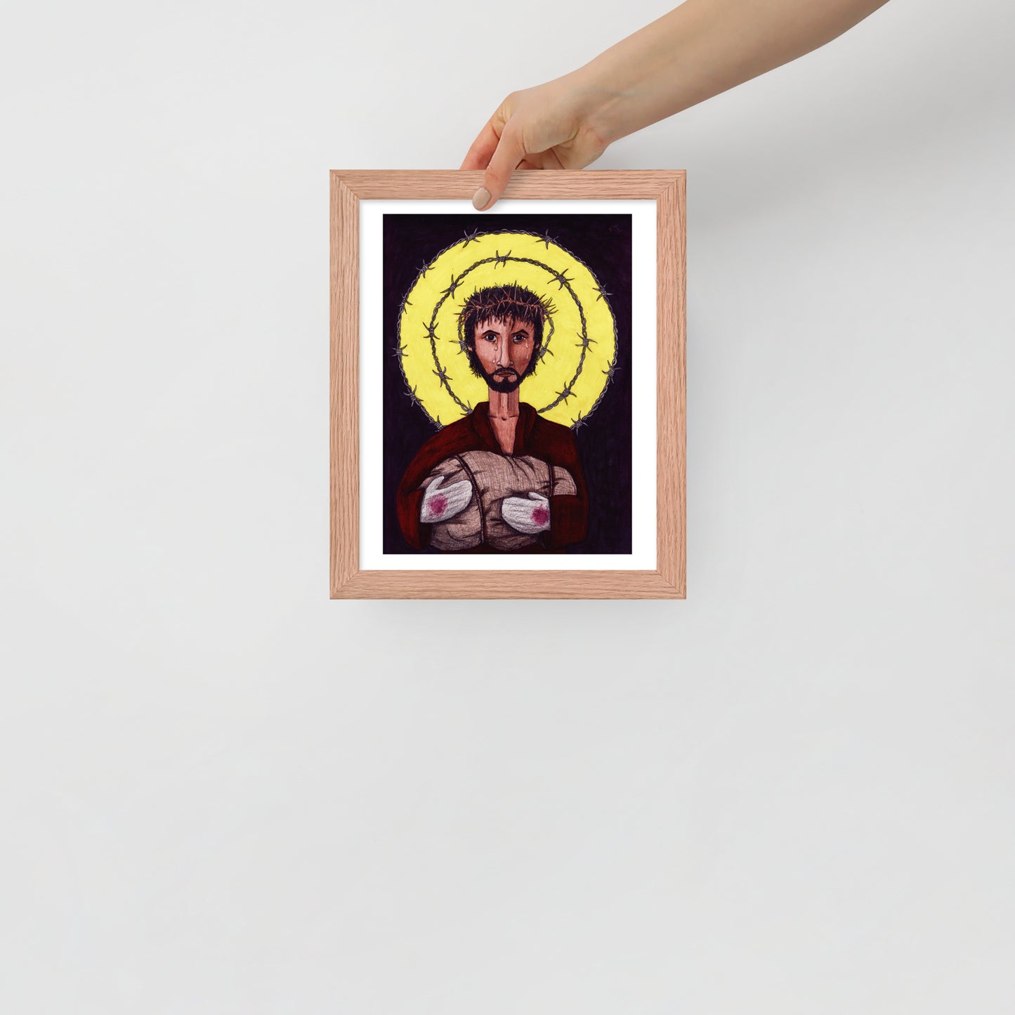 RefuJesus Image of Christ Print