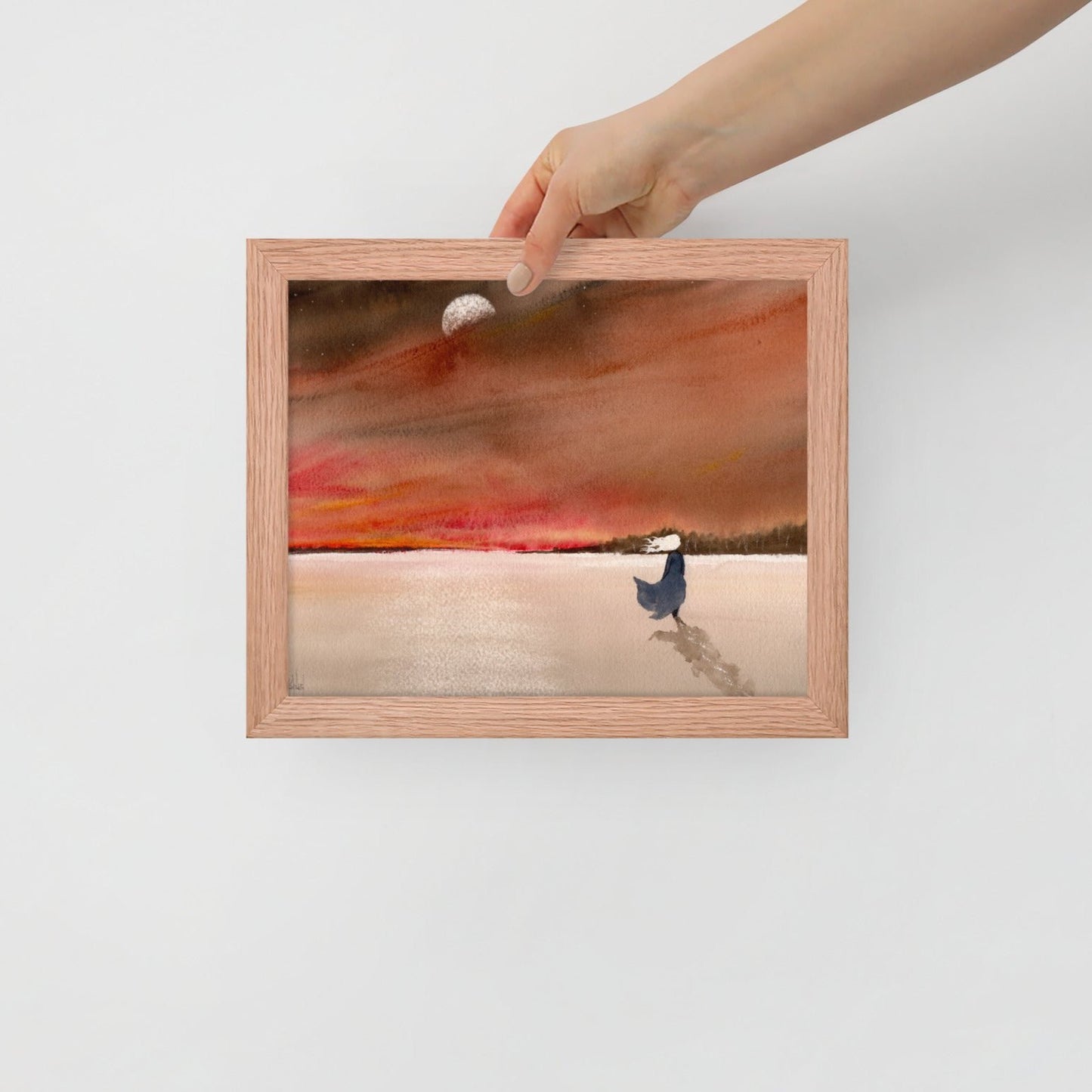 Timber Series You Didn't Think I Would Watercolor Print - by nakedpastor