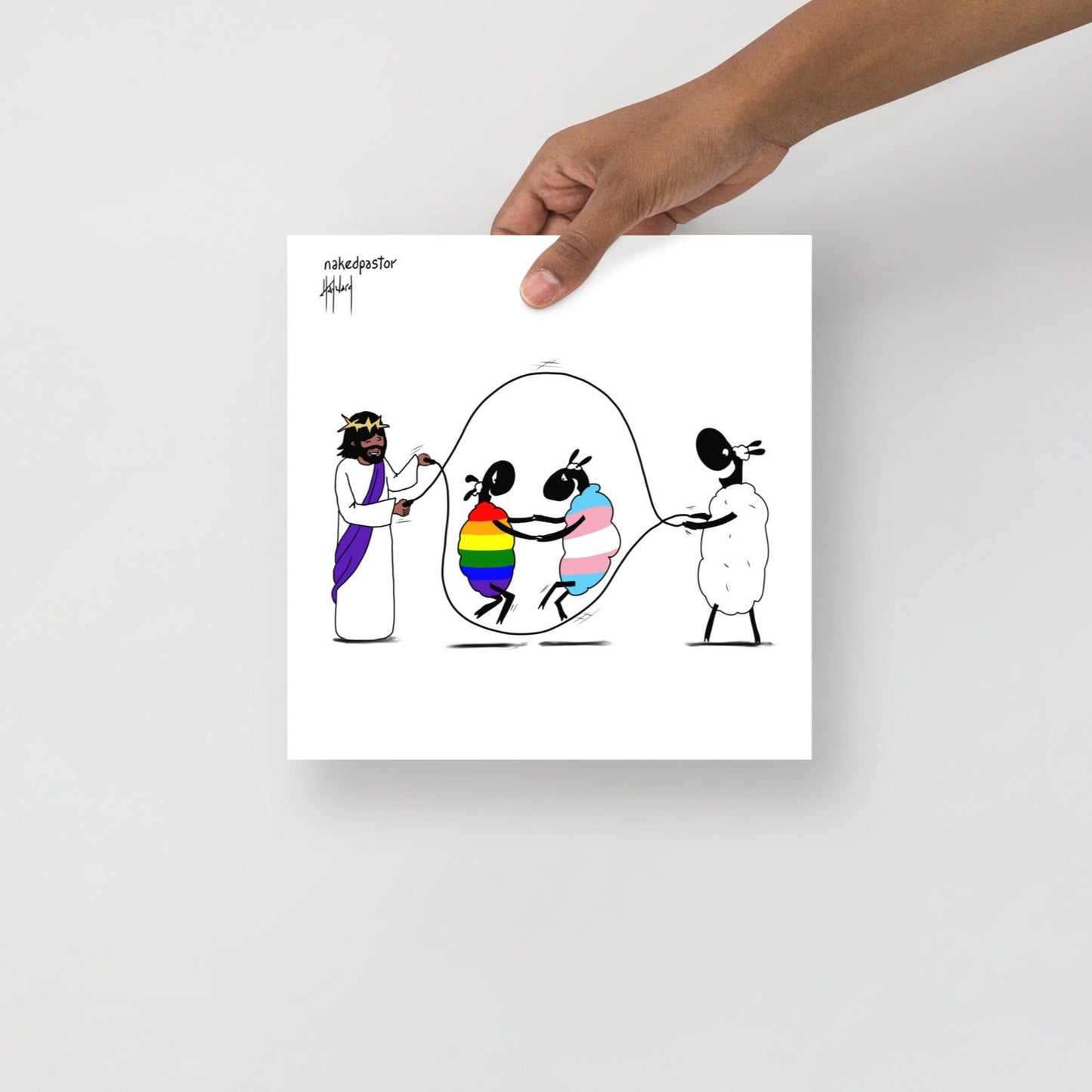 Skipping Print - by nakedpastor