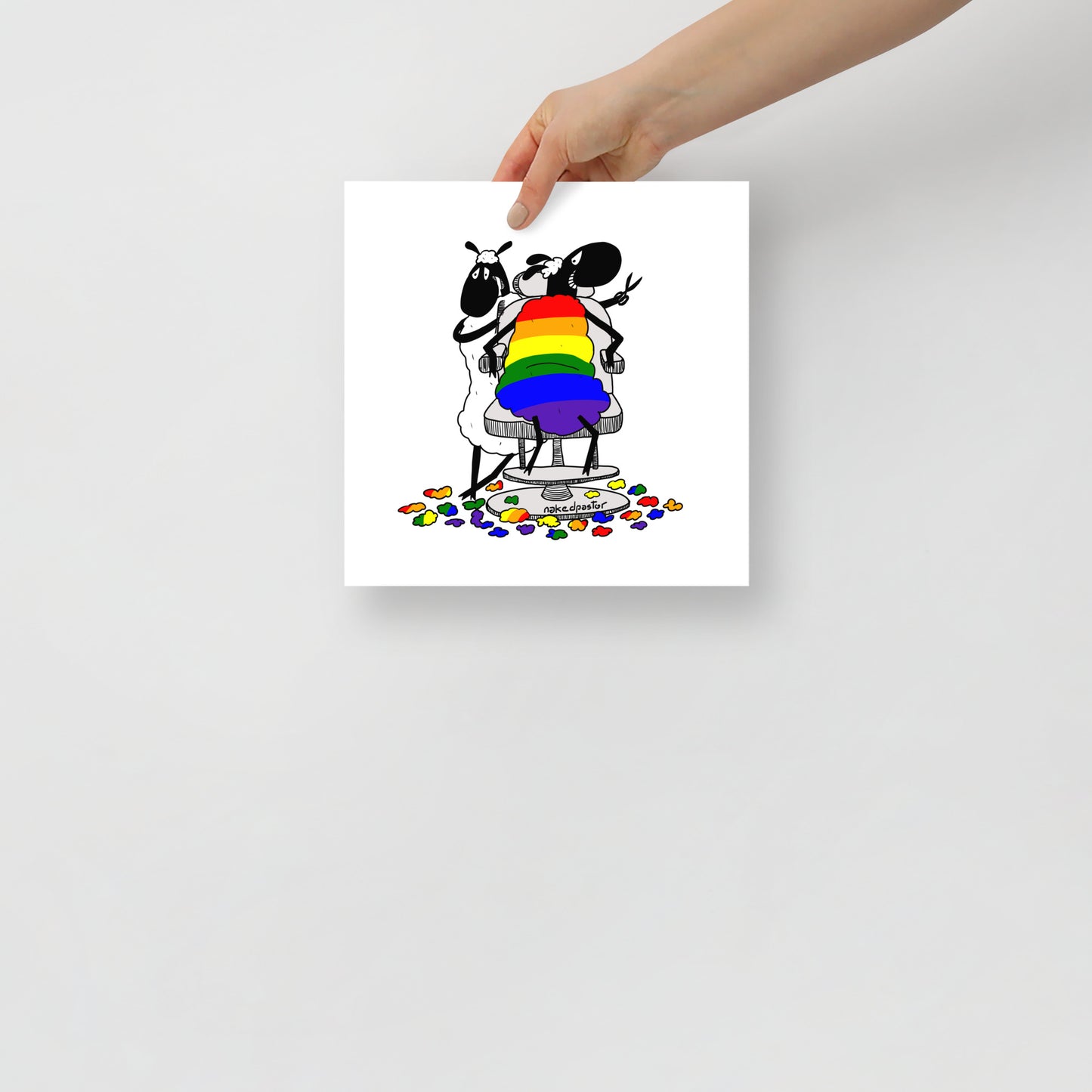 Haircut Cartoon Print - by nakedpastor