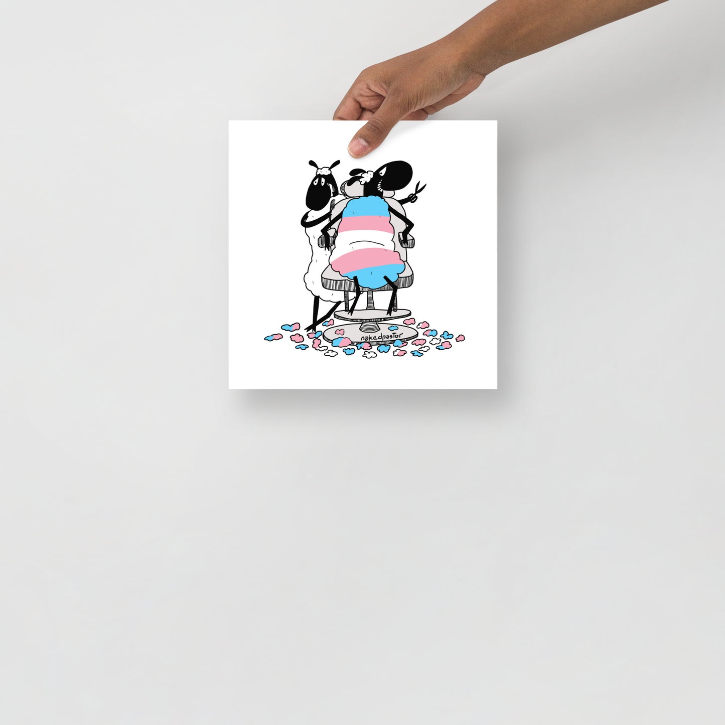 Haircut Cartoon Print - by nakedpastor