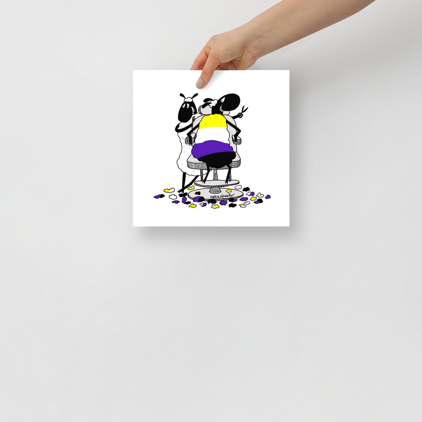 Haircut Cartoon Print - by nakedpastor