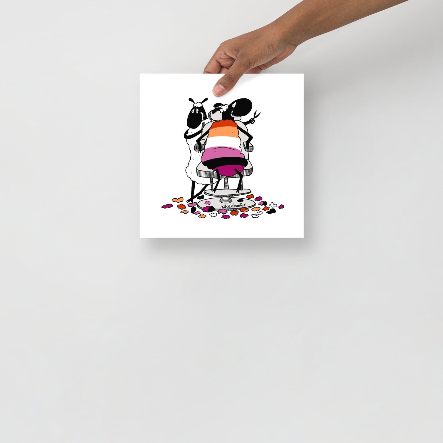 Haircut Cartoon Print - by nakedpastor
