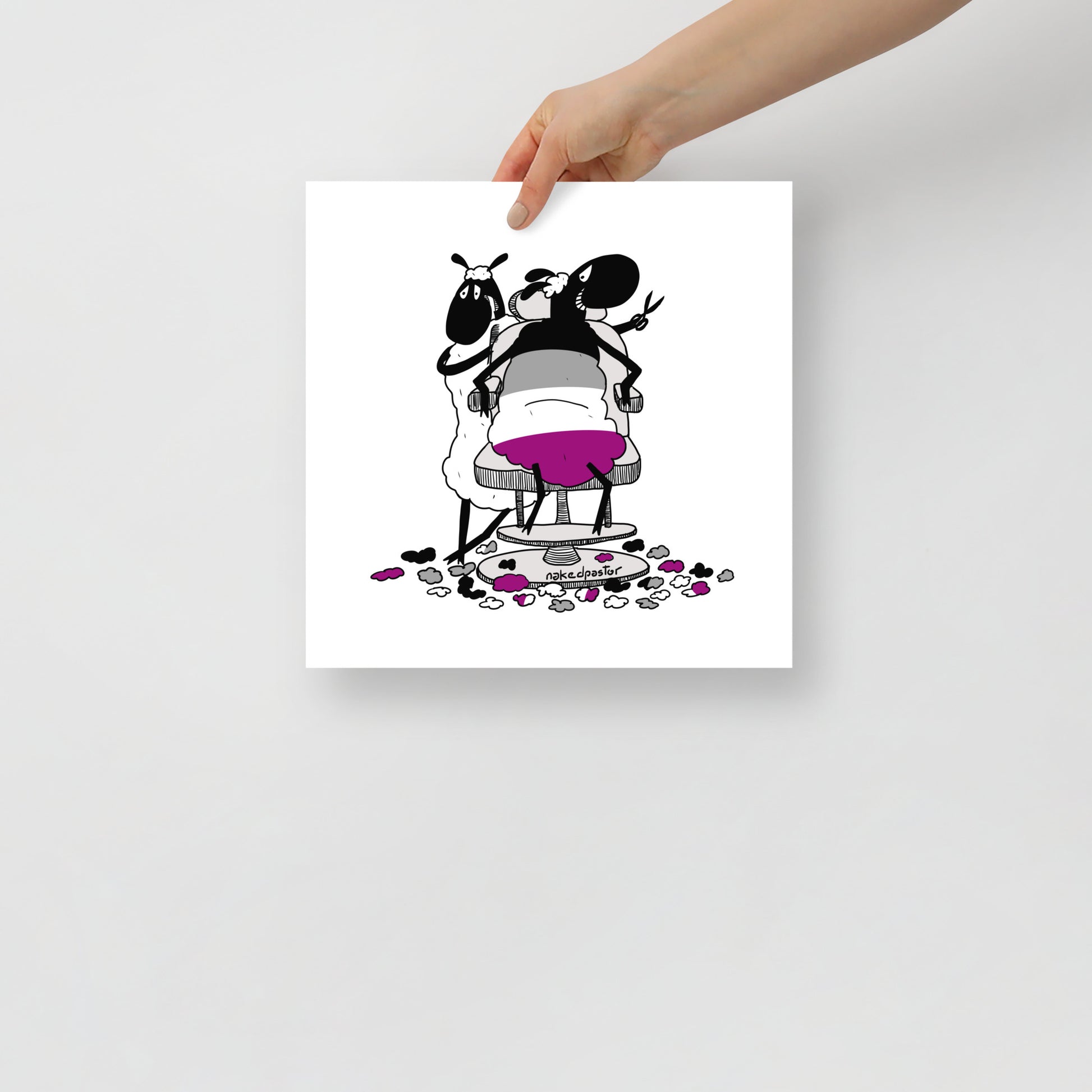Haircut Cartoon Print - by nakedpastor
