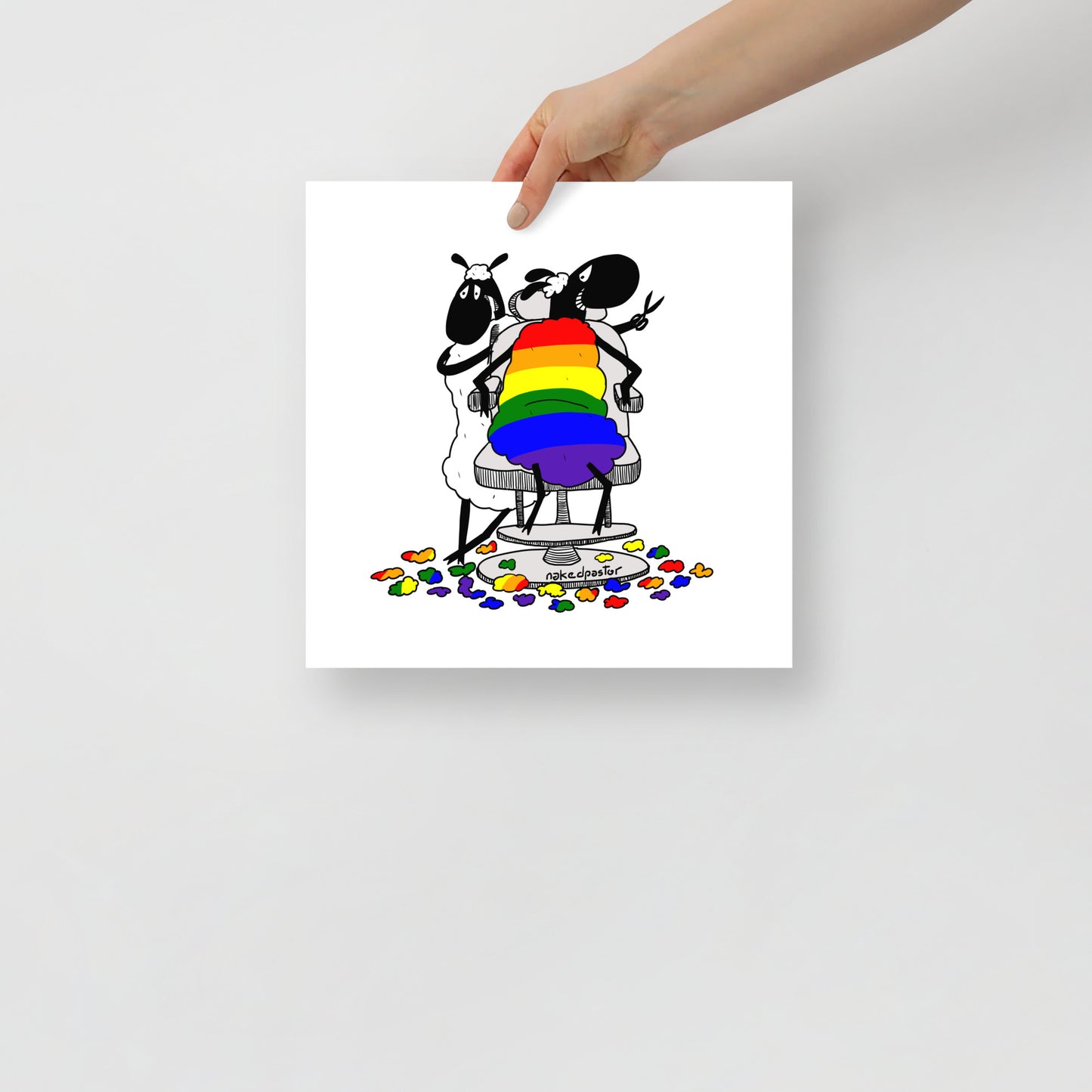 Haircut Cartoon Print - by nakedpastor