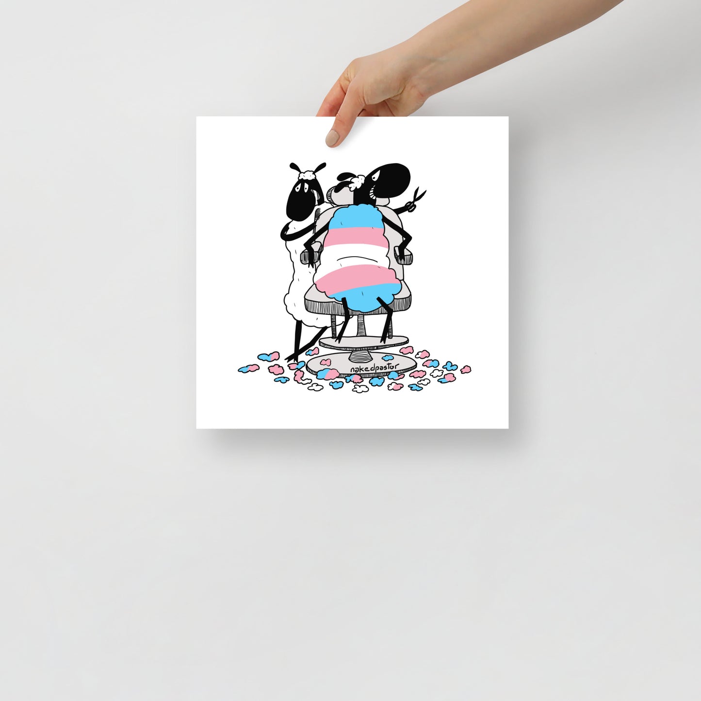 Haircut Cartoon Print - by nakedpastor