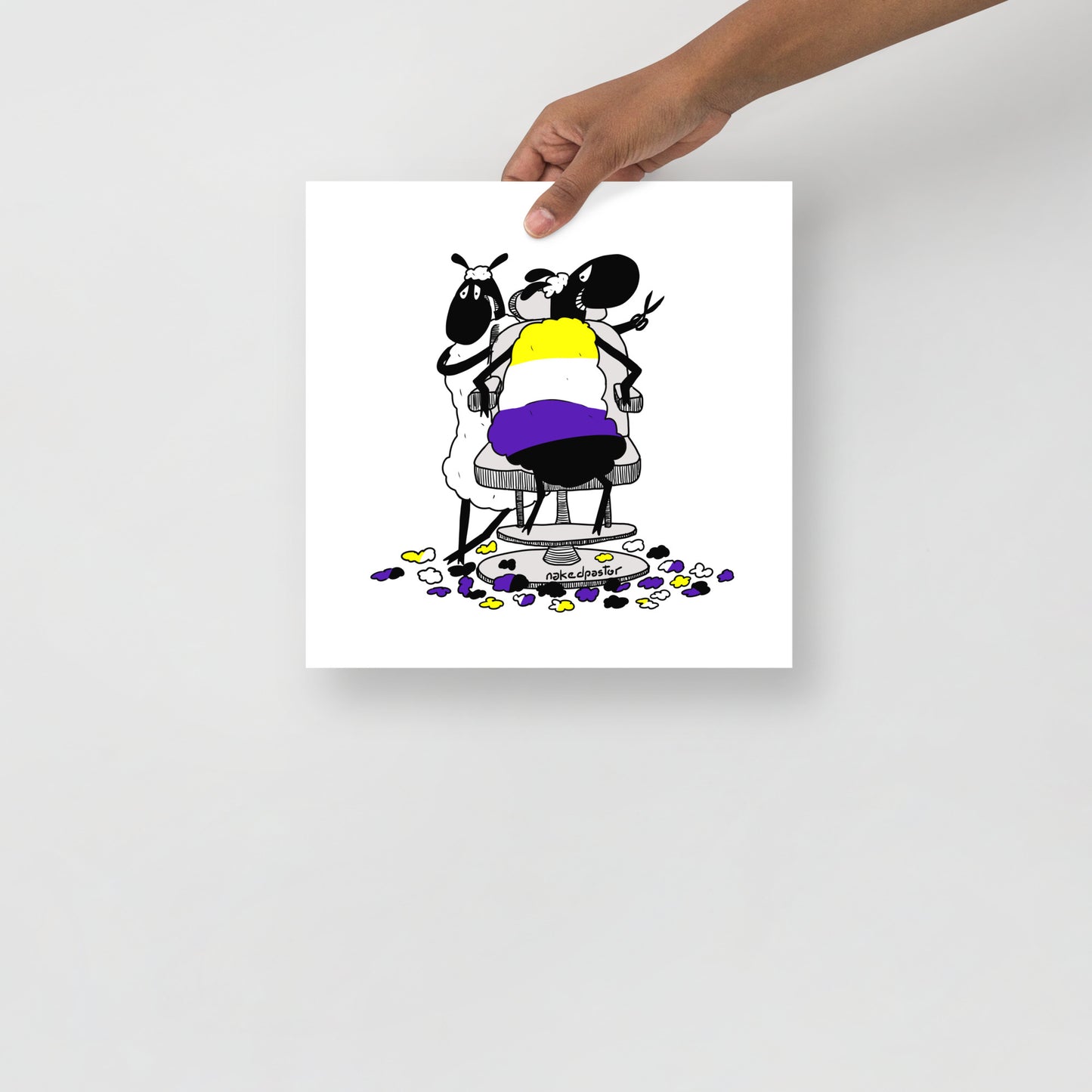 Haircut Cartoon Print - by nakedpastor