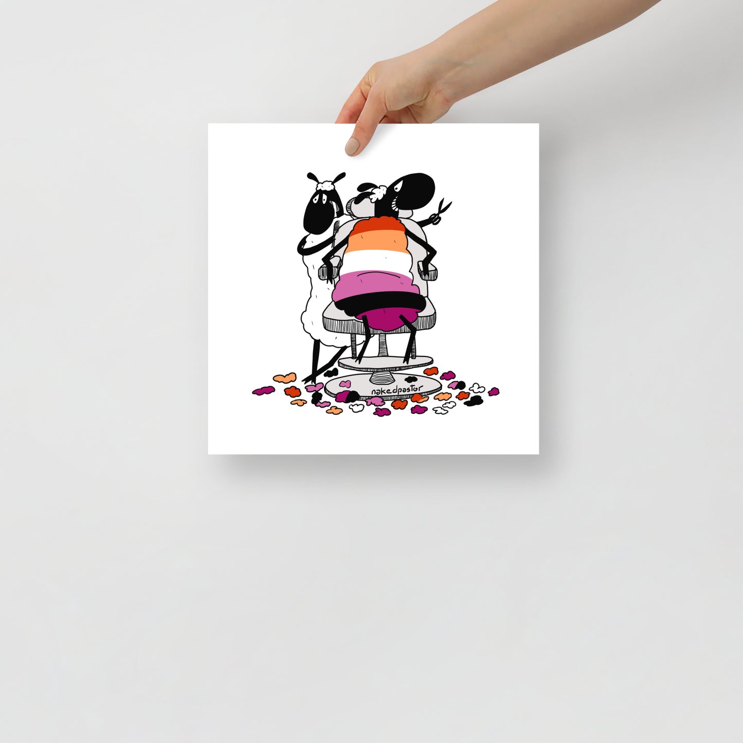 Haircut Cartoon Print - by nakedpastor