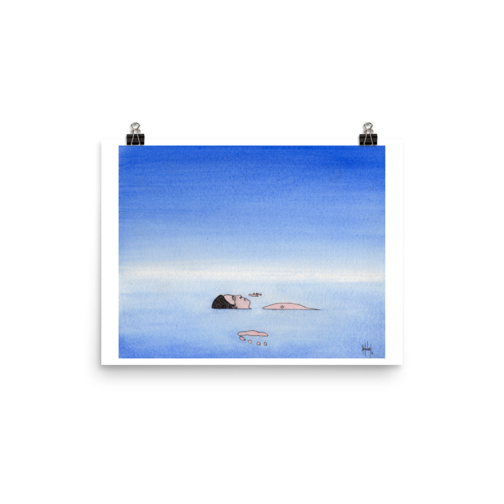Grief Watercolor Print - by nakedpastor
