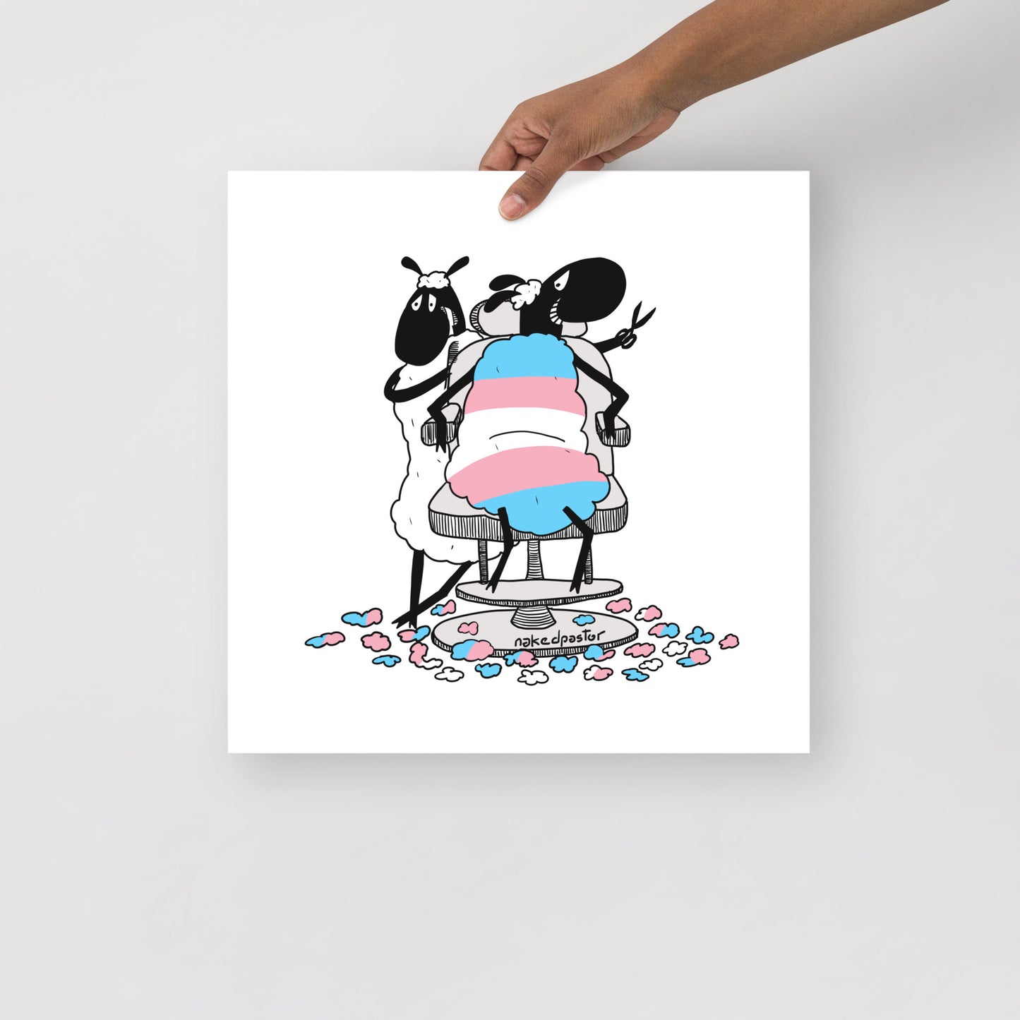 Haircut Cartoon Print - by nakedpastor