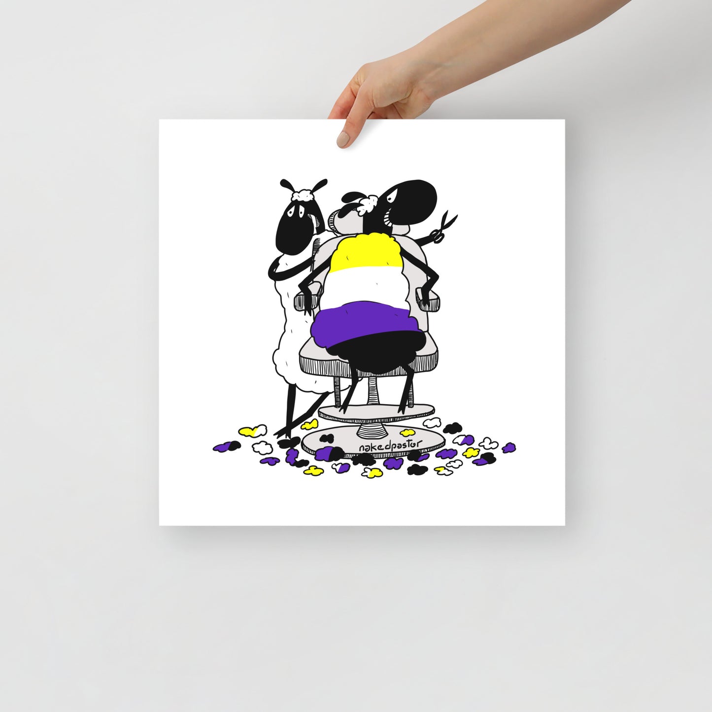 Haircut Cartoon Print - by nakedpastor