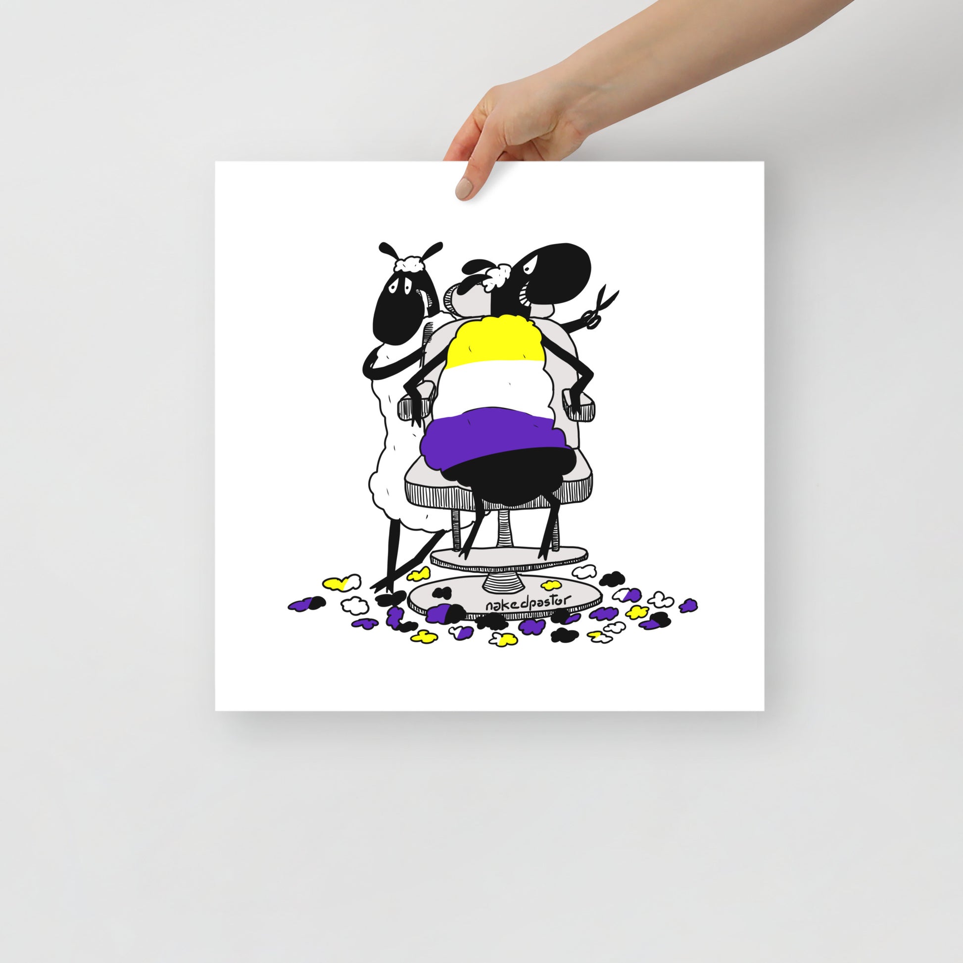 Haircut Cartoon Print - by nakedpastor