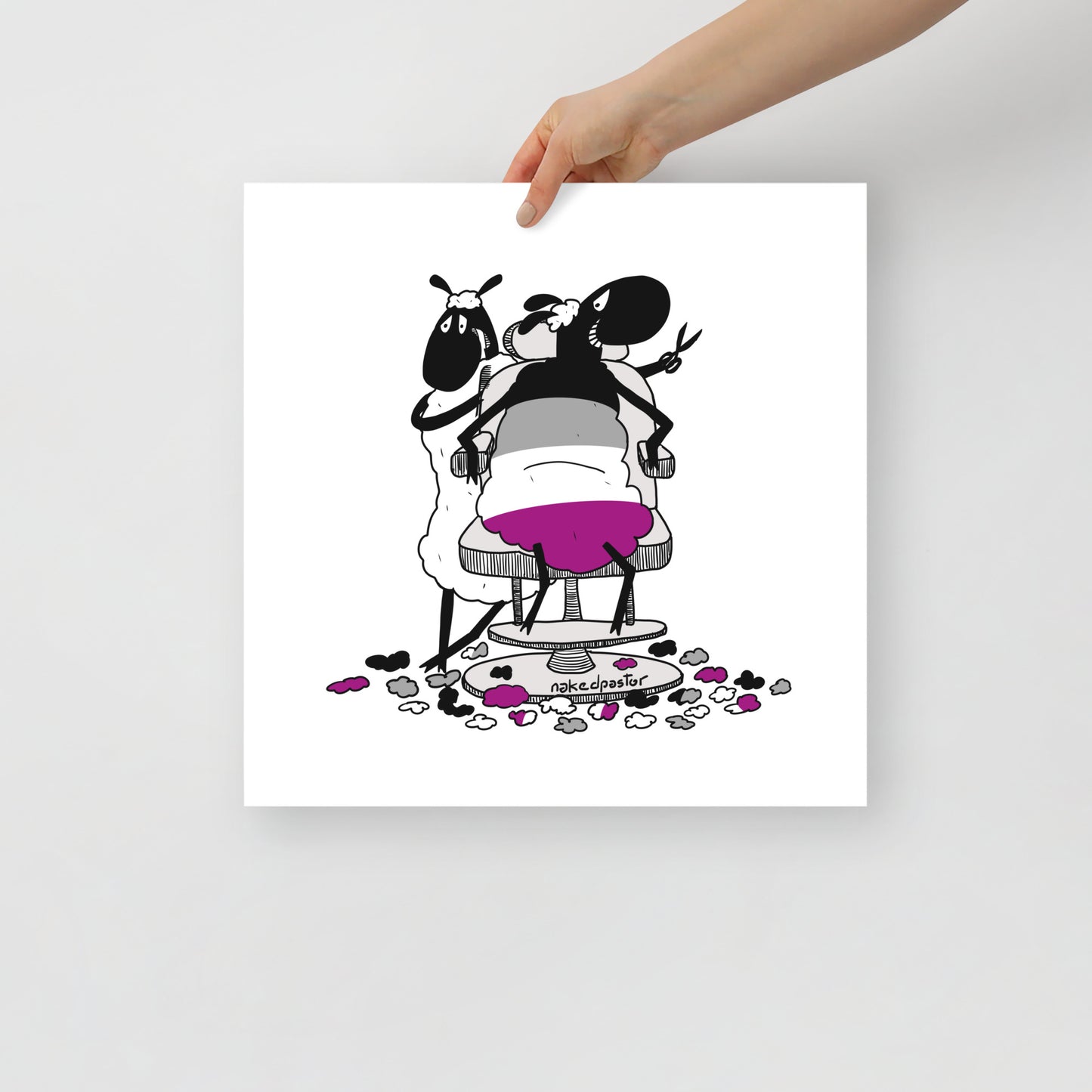Haircut Cartoon Print - by nakedpastor
