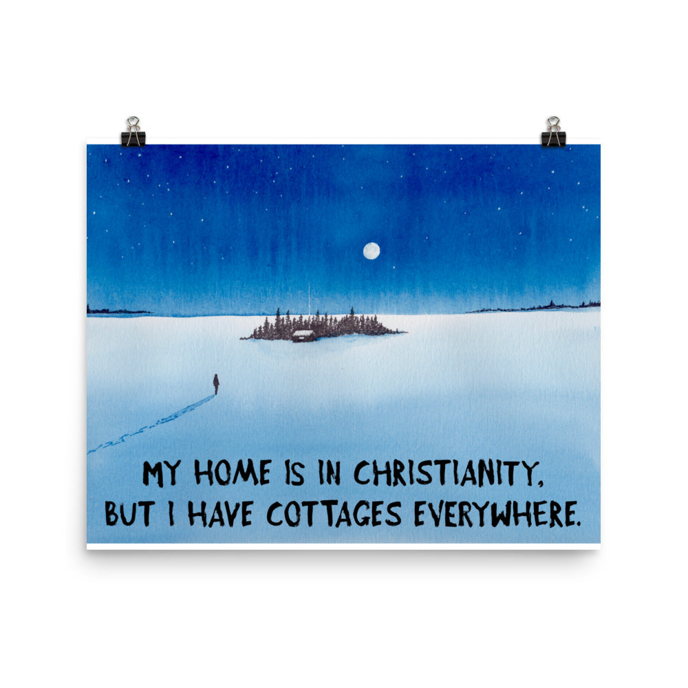 Cottages Everywhere Print